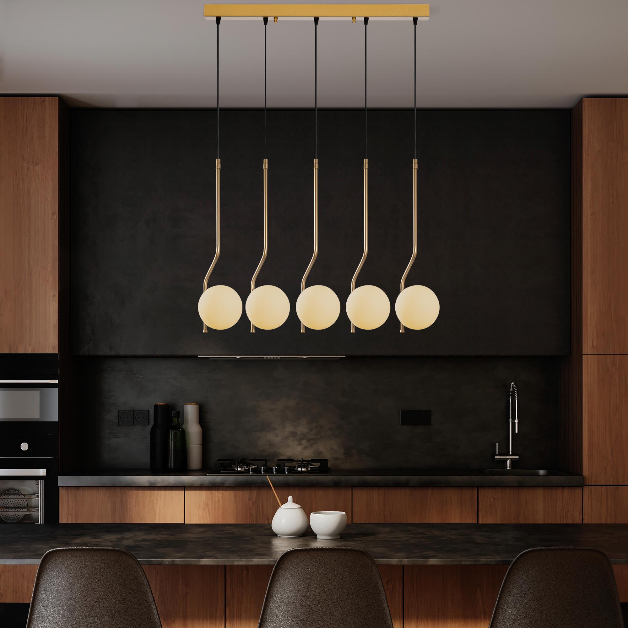 TULIP-13830, CAMLI 5'Lİ SIRALI SARKIT