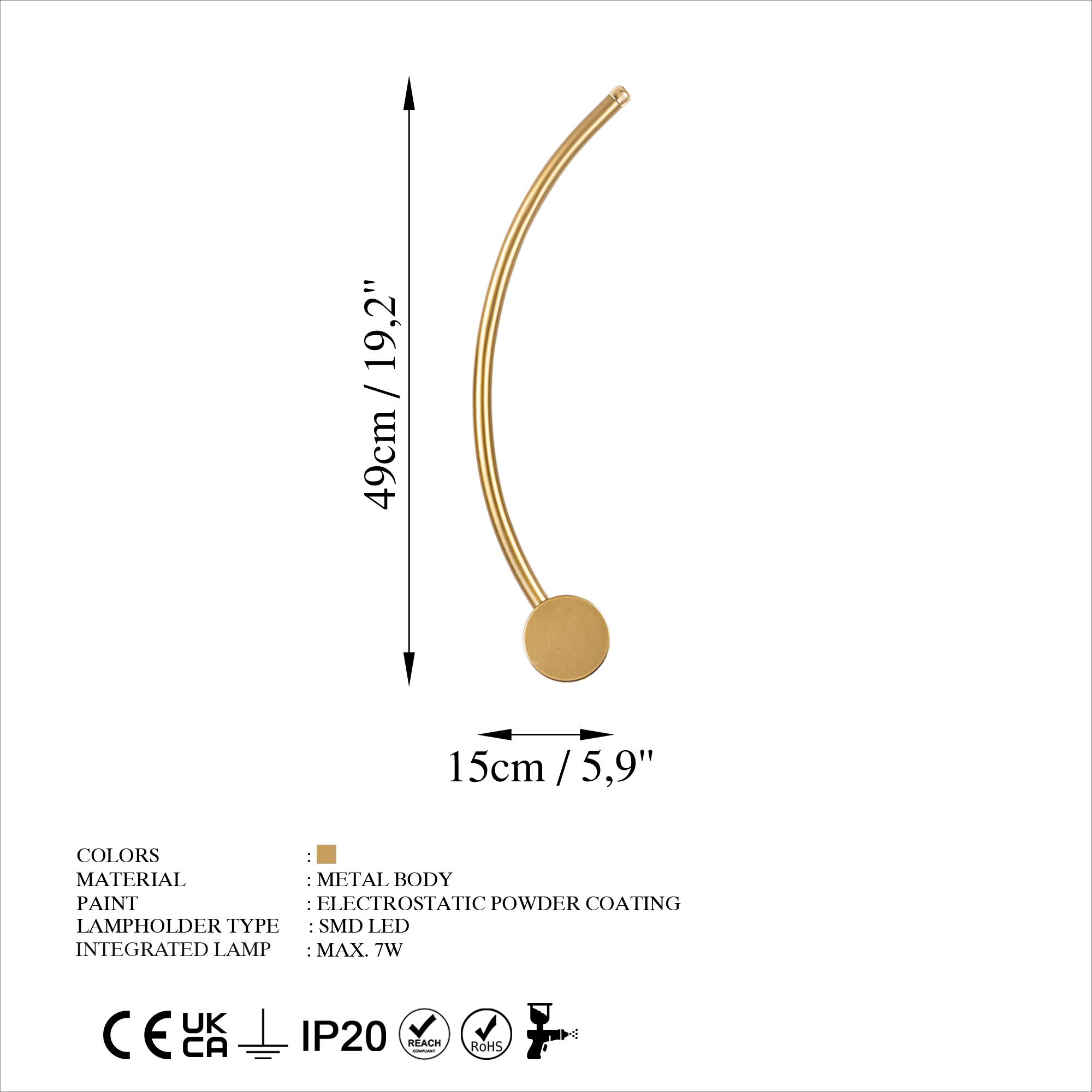 UYAN-13598, LED'Lİ APLİK