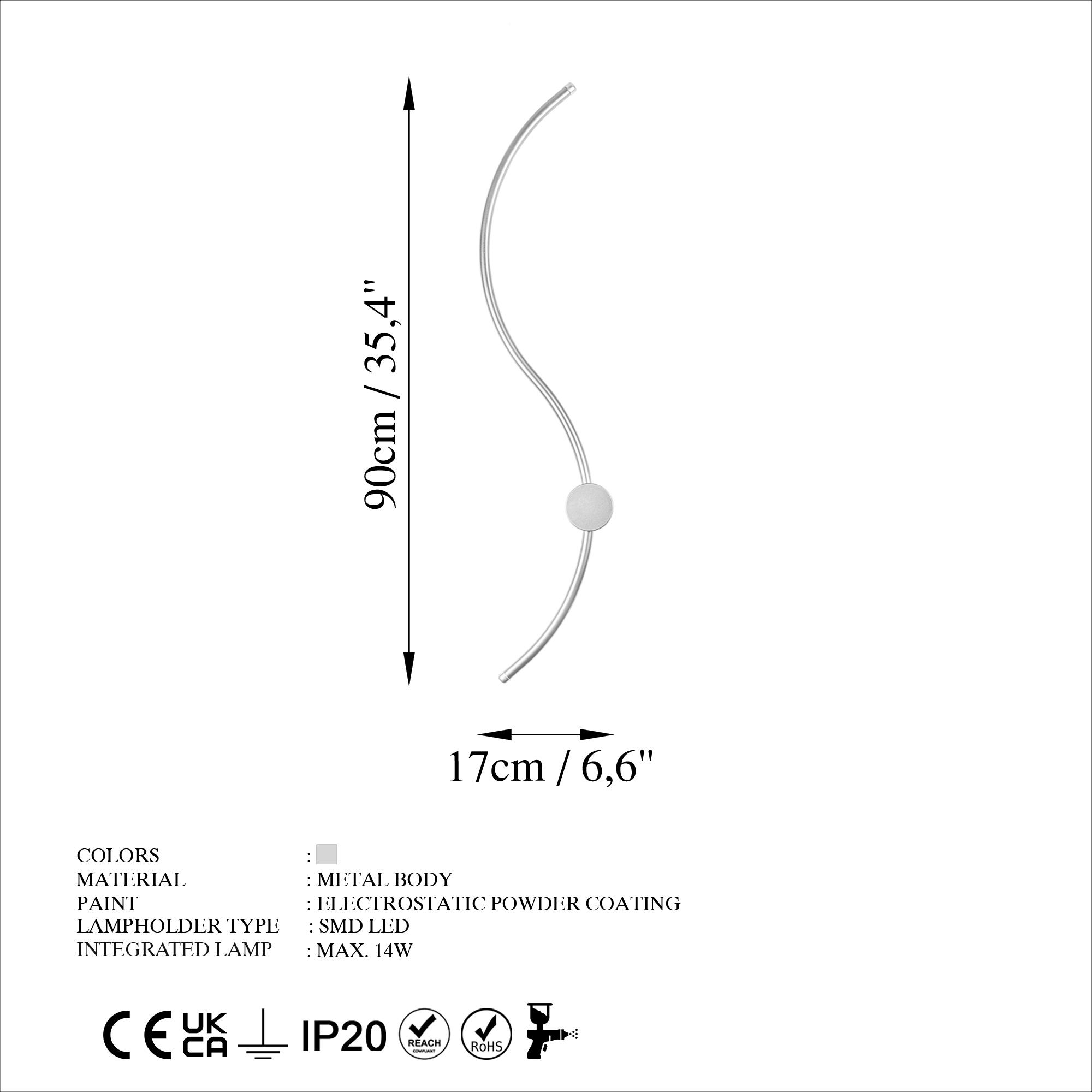 UYAN-13604, LED'Lİ APLİK