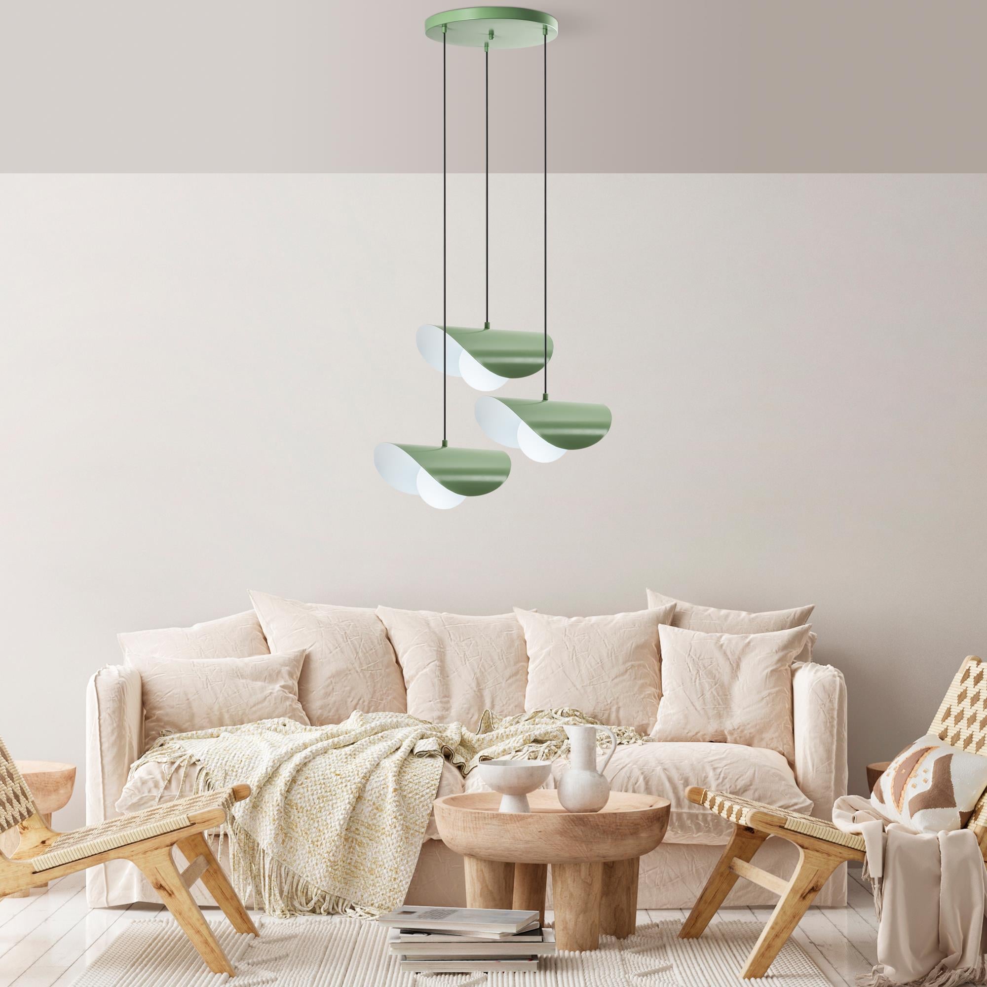 VATOZ-NUS-6141-MINTGREEN, CAMLI 3'LÜ TEPSİ SARKIT