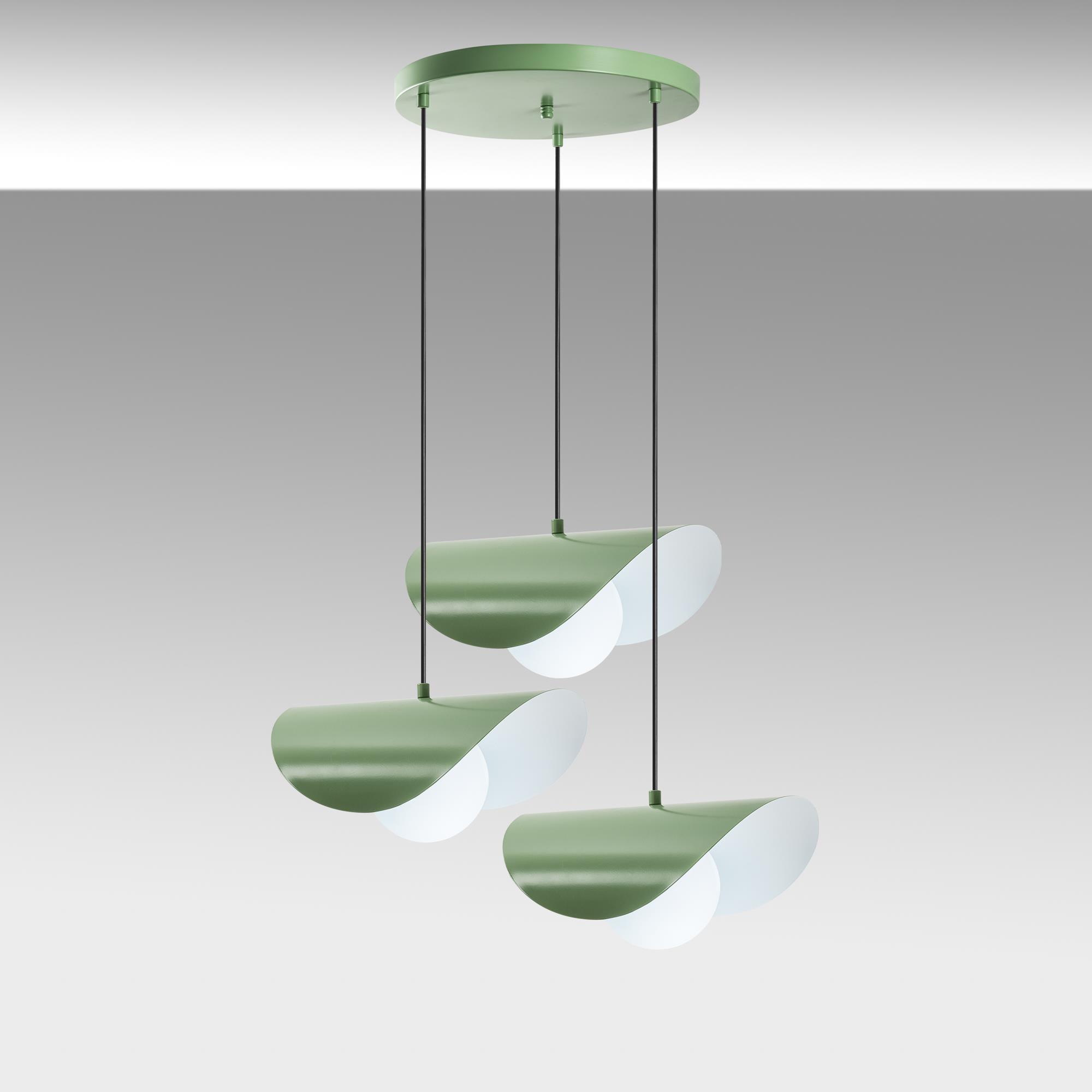 VATOZ-NUS-6141-MINTGREEN, CAMLI 3'LÜ TEPSİ SARKIT