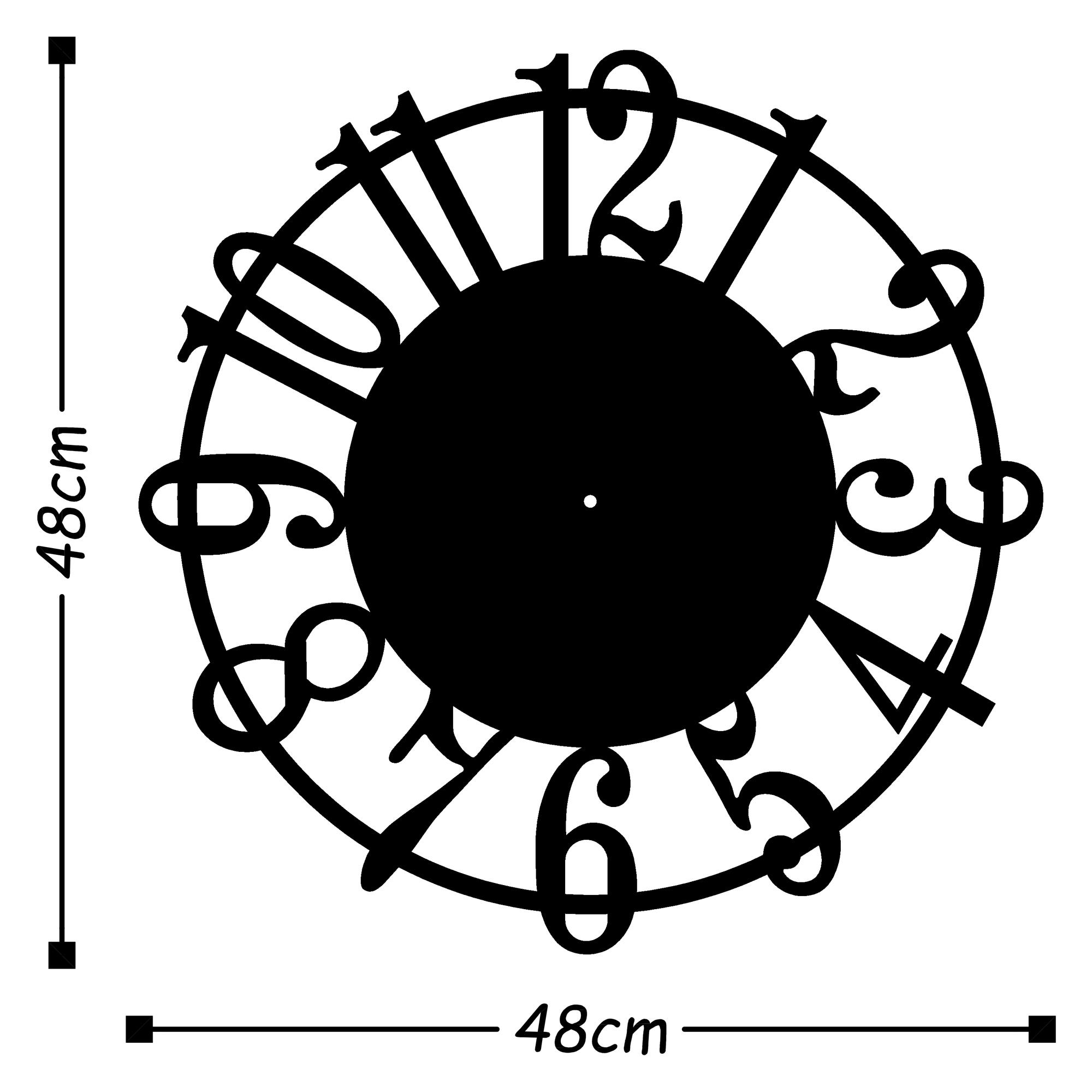 WATCH-015 METAL DUVAR DEKORLARI