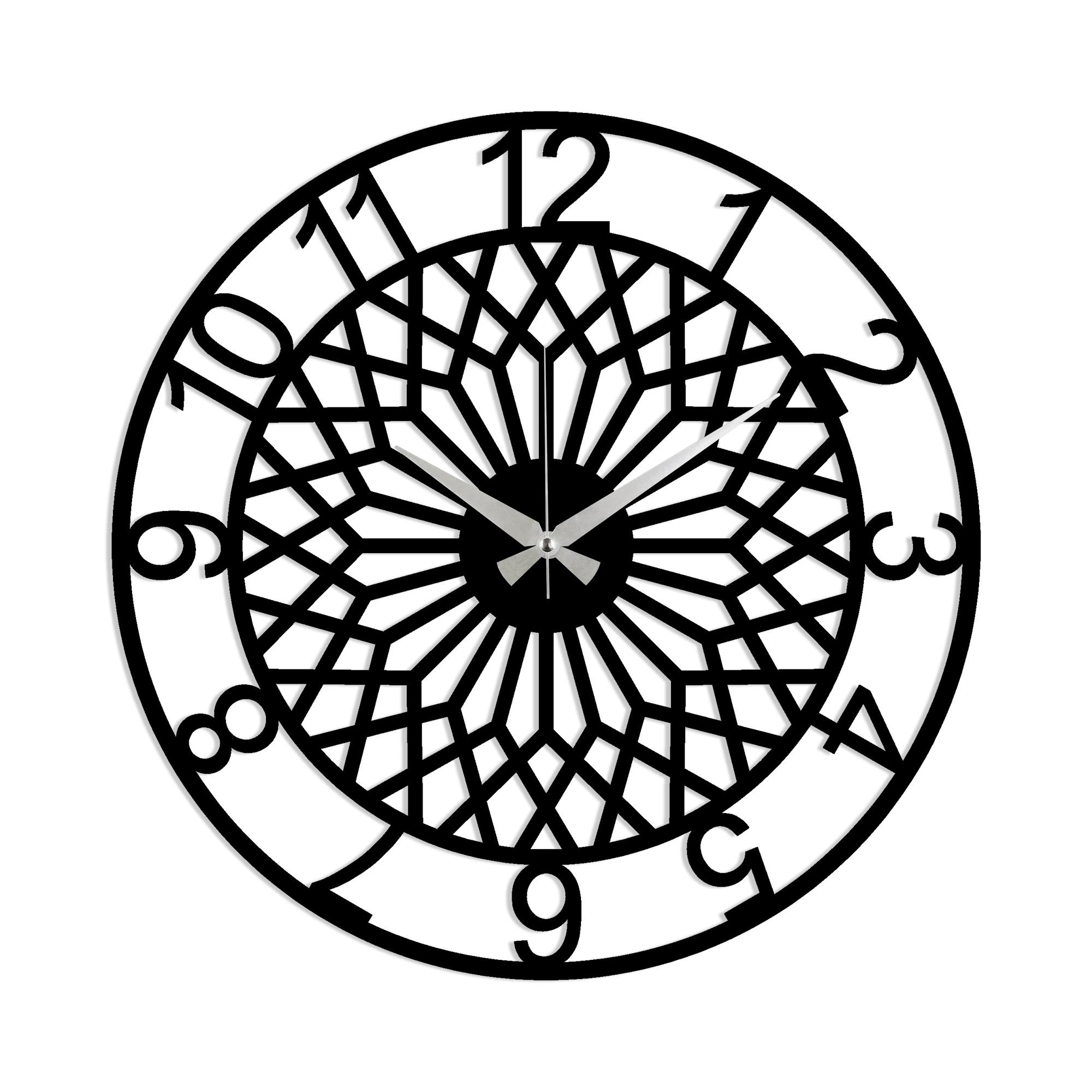 WATCH-031 METAL DUVAR DEKORLARI