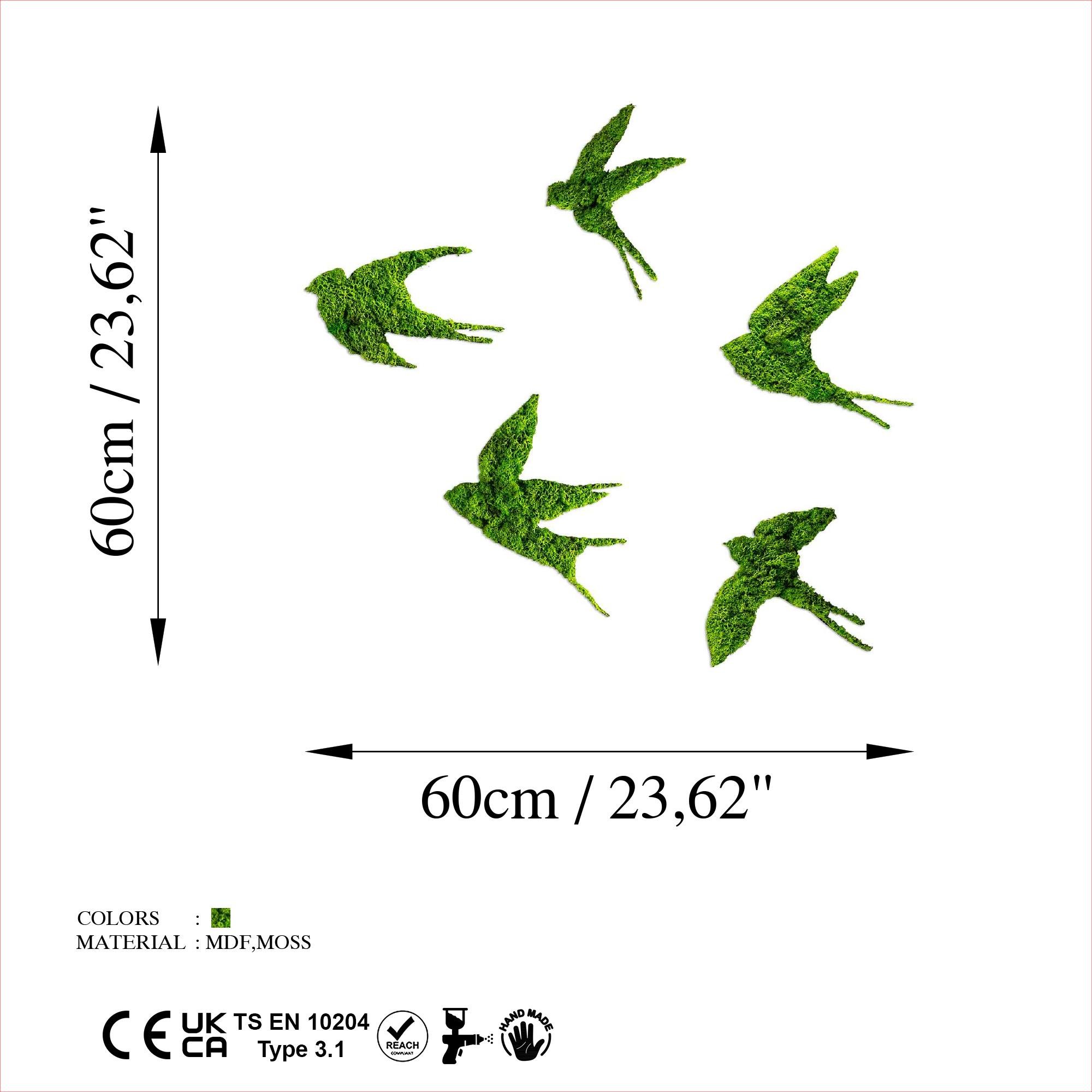 YNS-018 YOSUN DUVAR DEKORLARI