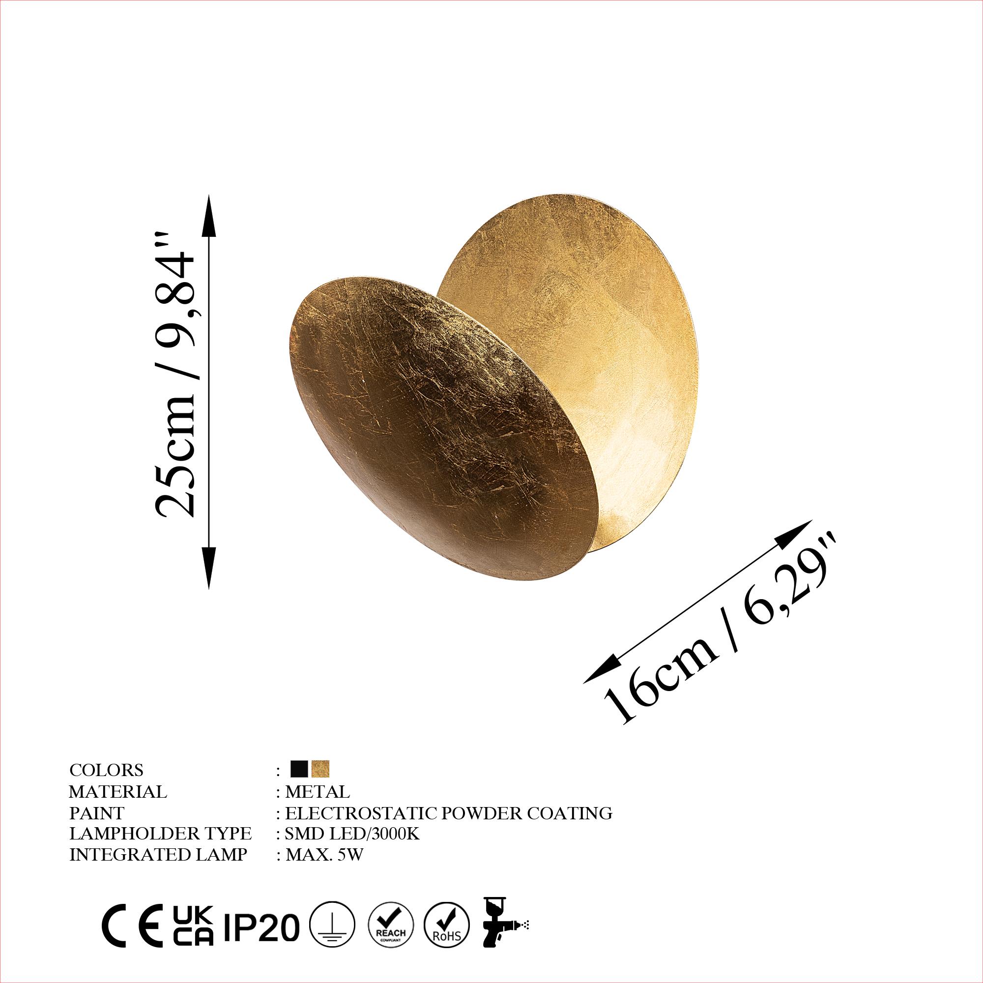 YOSMA-13640, LED'Lİ AMBİYANS APLİK