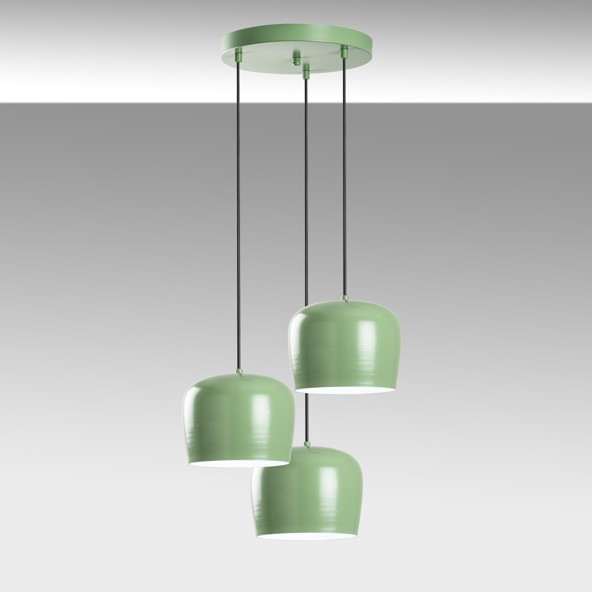YOZGAT-N-1413-MINTGREEN, METAL SIVAMA 3'LÜ TEPSİ SARKIT