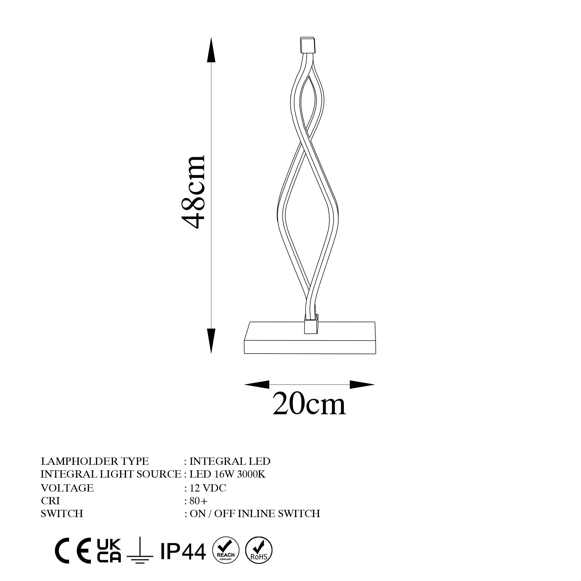 ZOZO-13291, LED'Lİ MASA LAMBASI