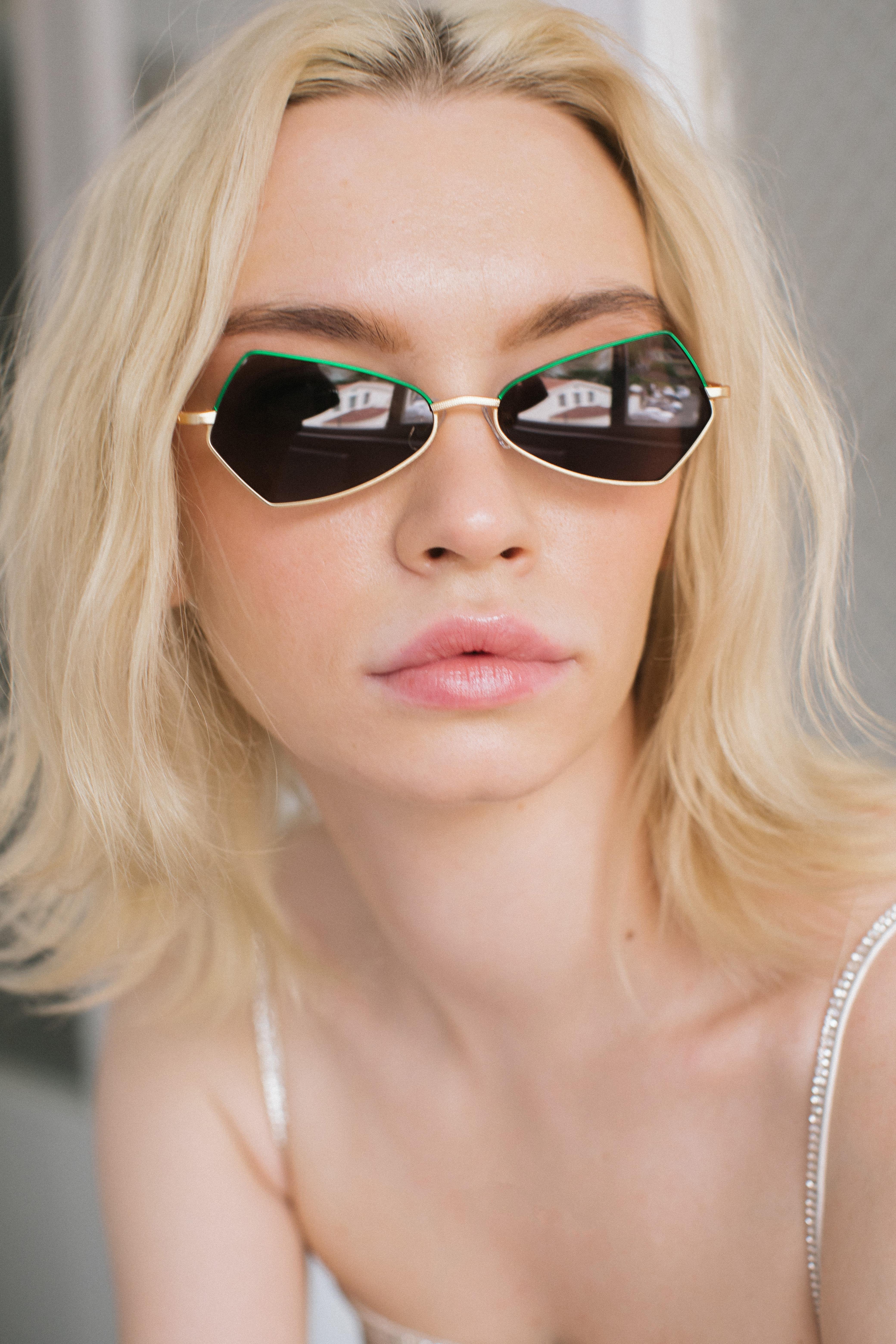 Ağaçkakan Gold Green Black Güneş Gözlüğü