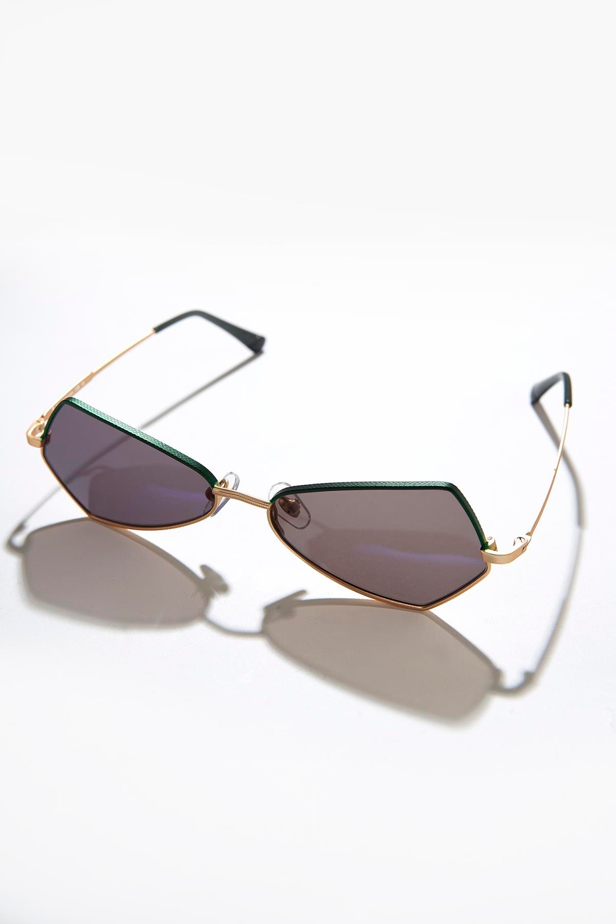 Ağaçkakan Gold Green Black Güneş Gözlüğü