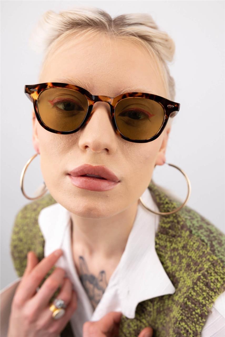 Albert Green Leopard Güneş Gözlüğü