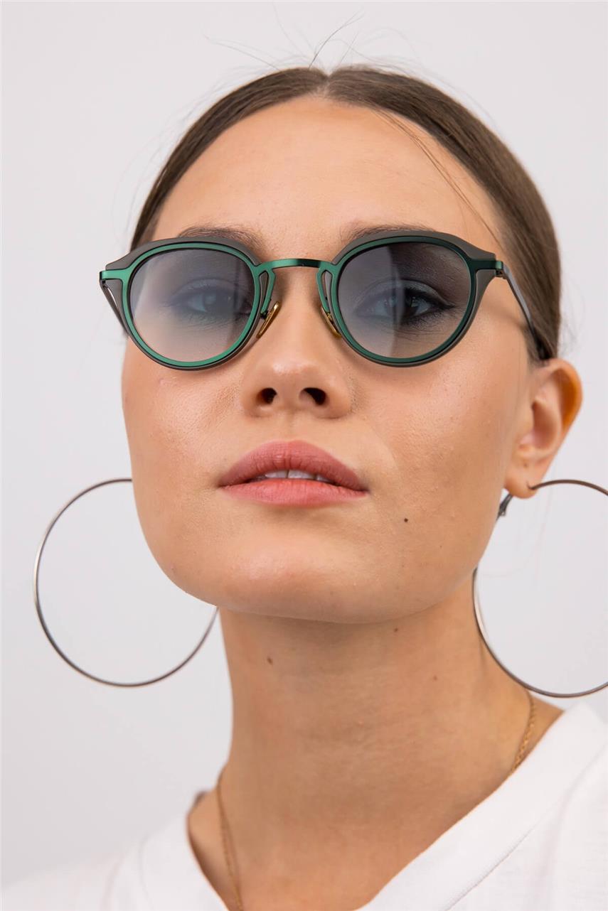 Alyssa Dark Green Güneş Gözlüğü