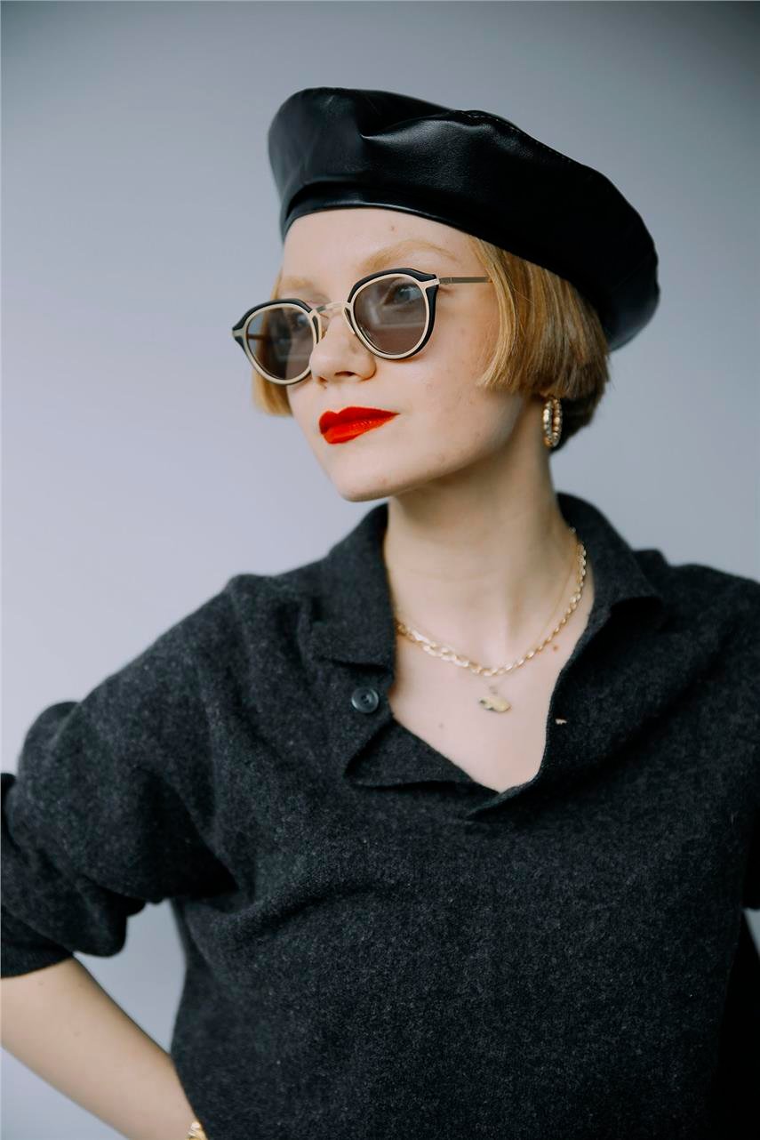 Alyssa Gold Black Güneş Gözlüğü
