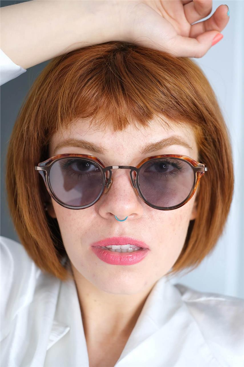 Alyssa Leopard Black Güneş Gözlüğü
