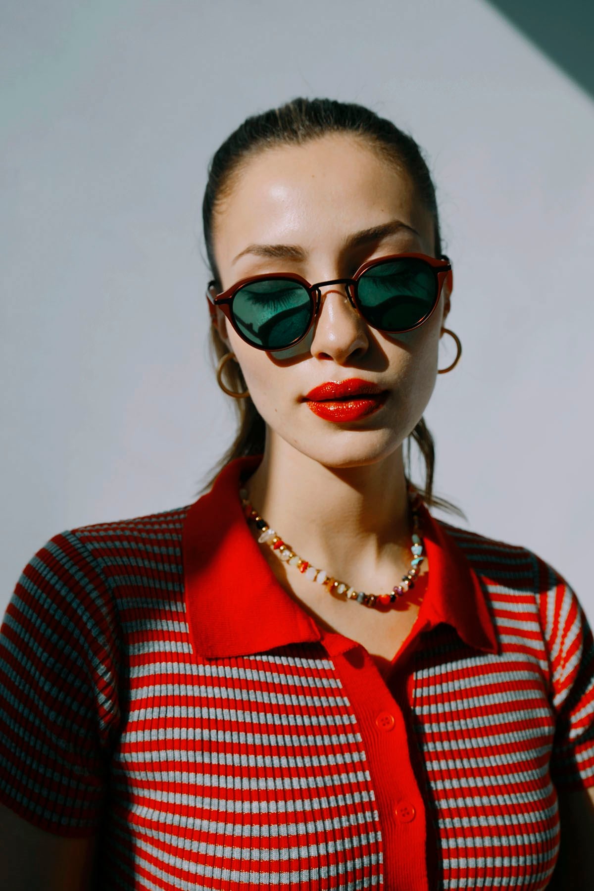 Alyssa Red Green Güneş Gözlüğü