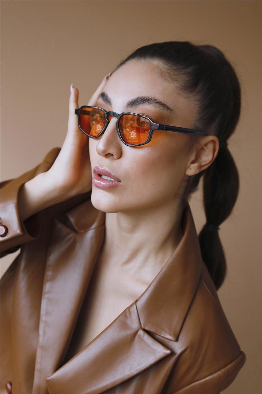 Amelie Black Orange Güneş Gözlüğü
