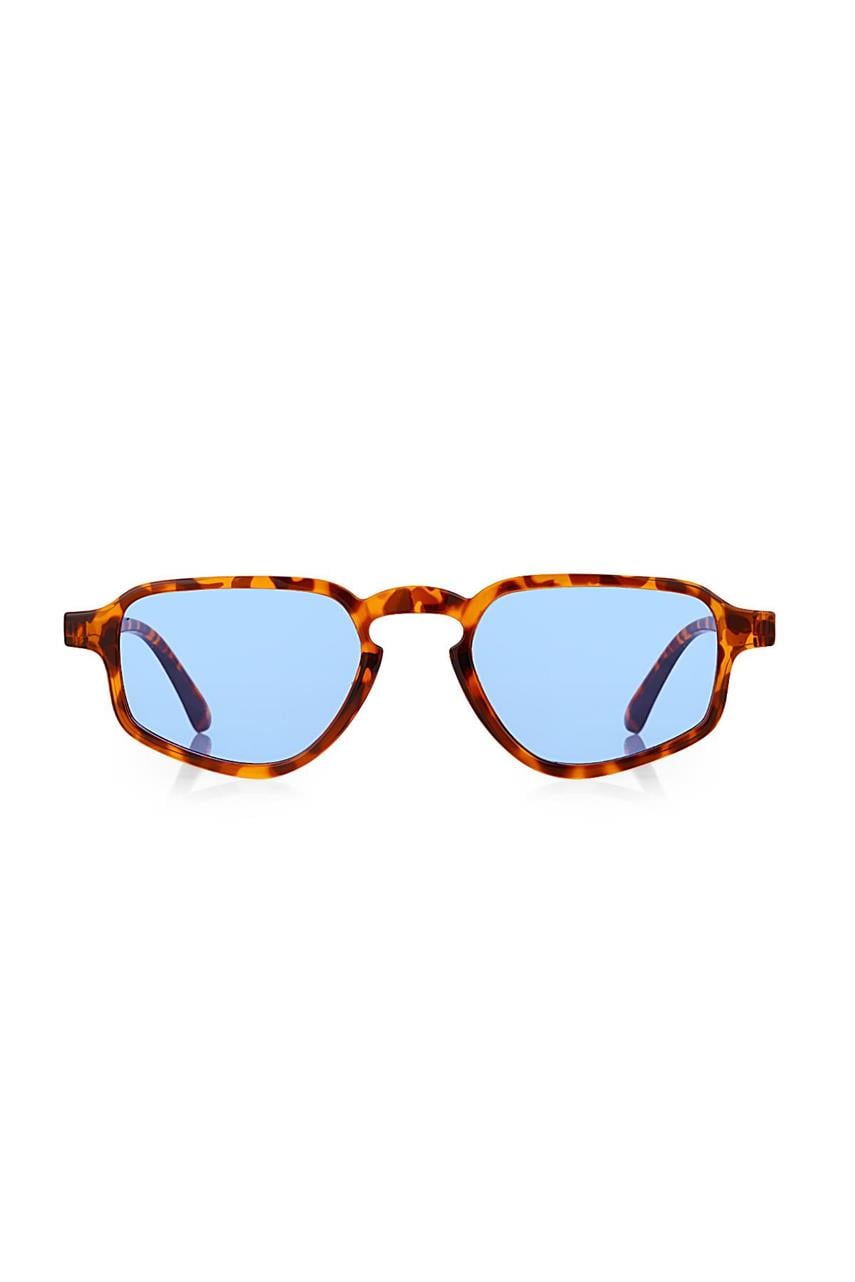 Amelie Leopard Blue Güneş Gözlüğü