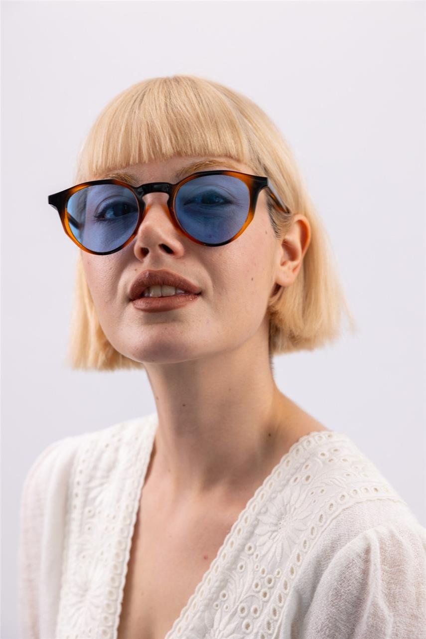 Amora Blue Leopard Güneş Gözlüğü