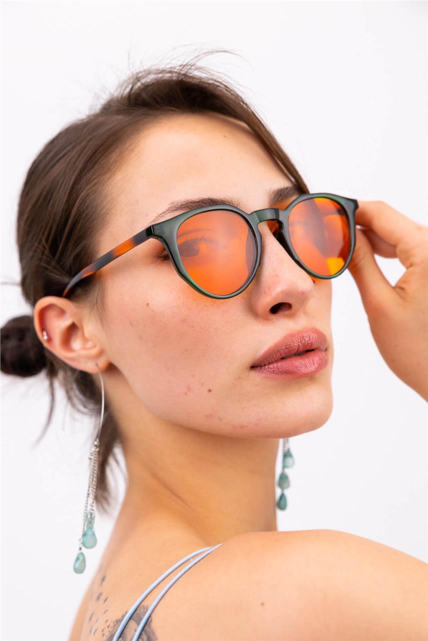 Amora Green Orange Güneş Gözlüğü