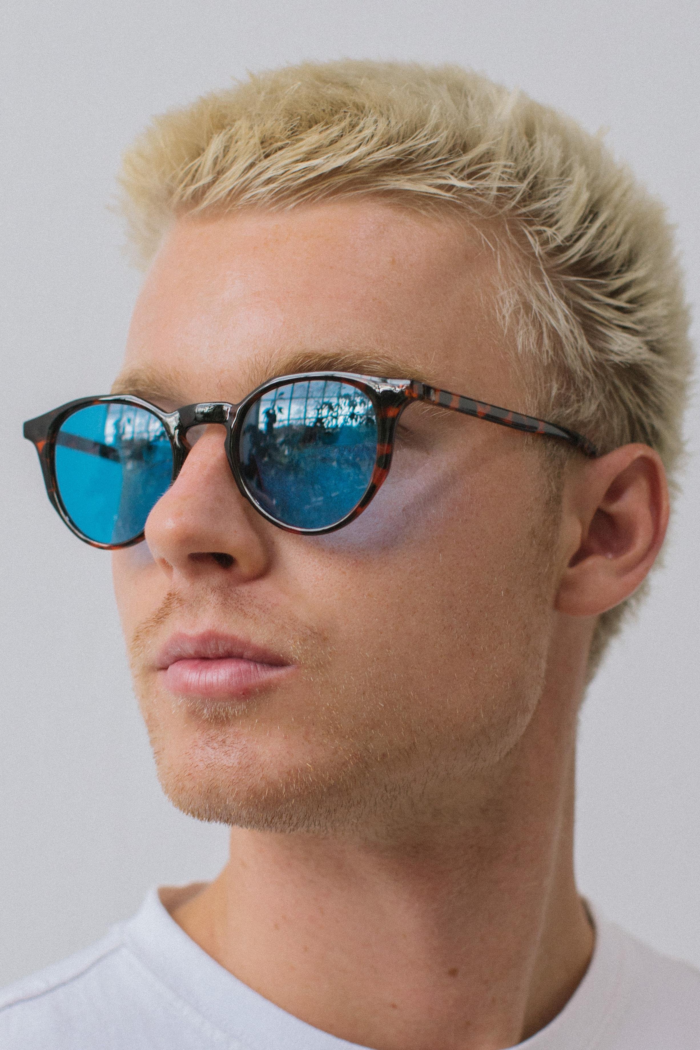 Amora Leopard Blue Erkek Güneş Gözlüğü