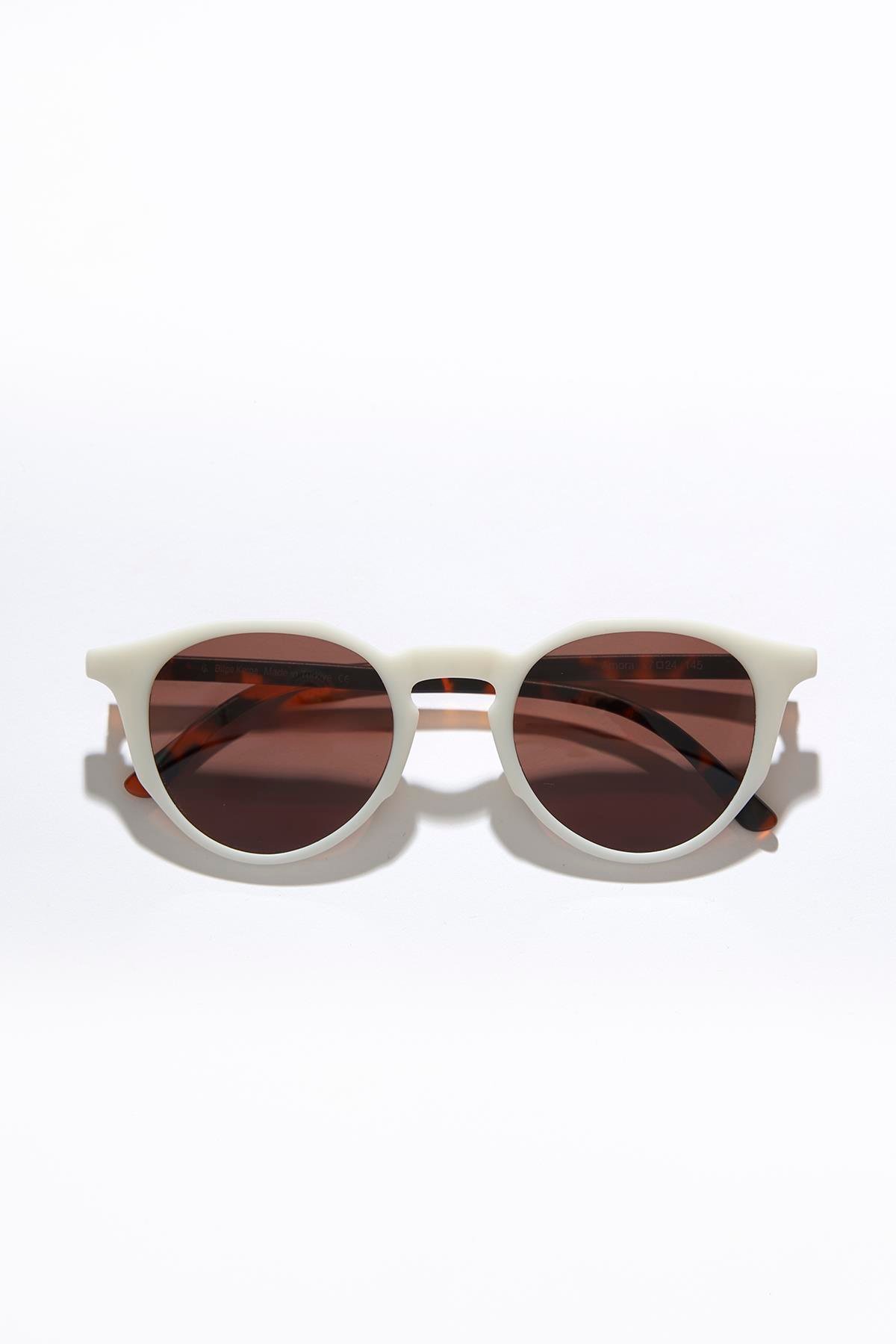 Amora White Brown Güneş Gözlüğü