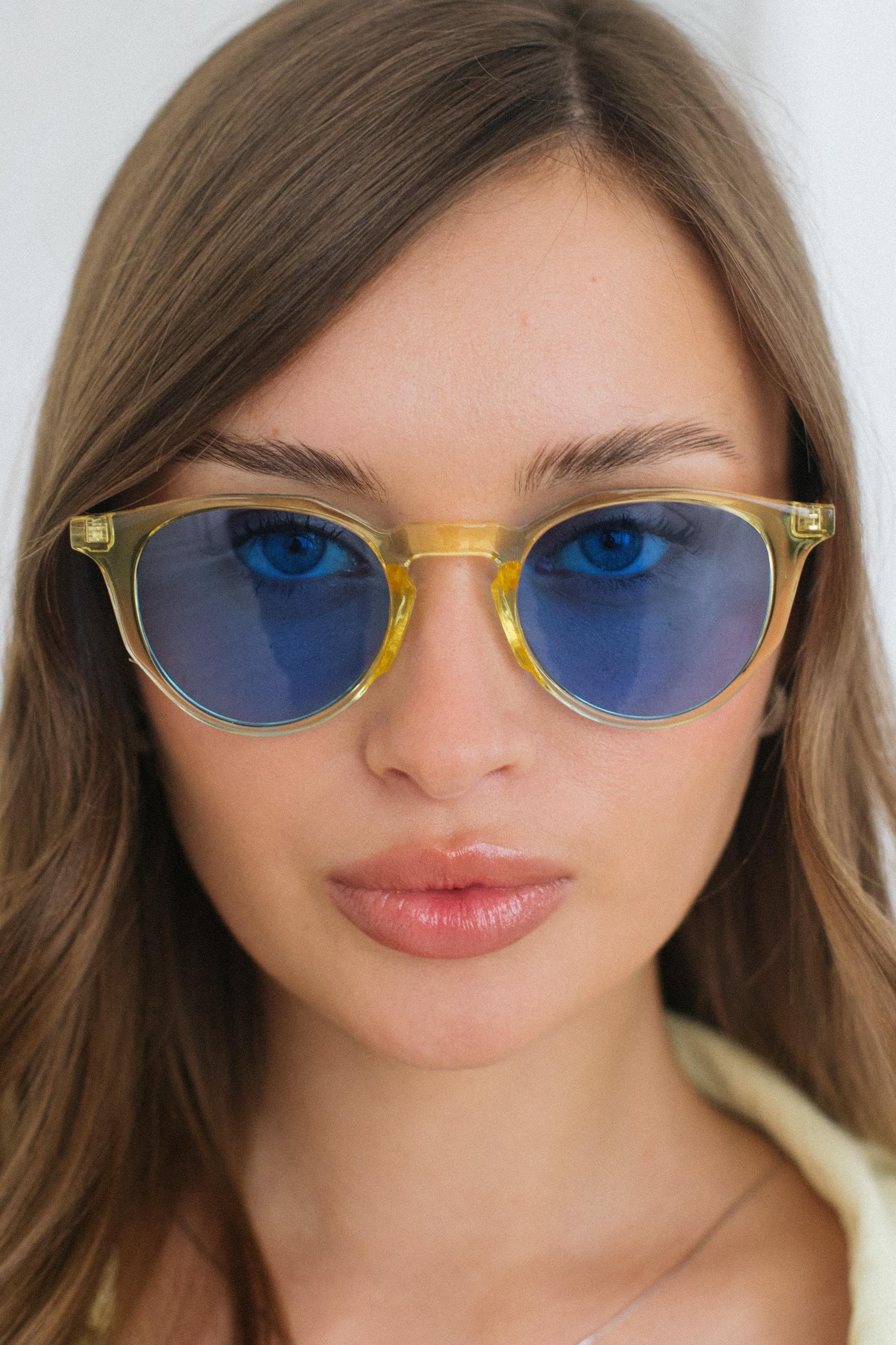 Amora Yellow Blue Güneş Gözlüğü