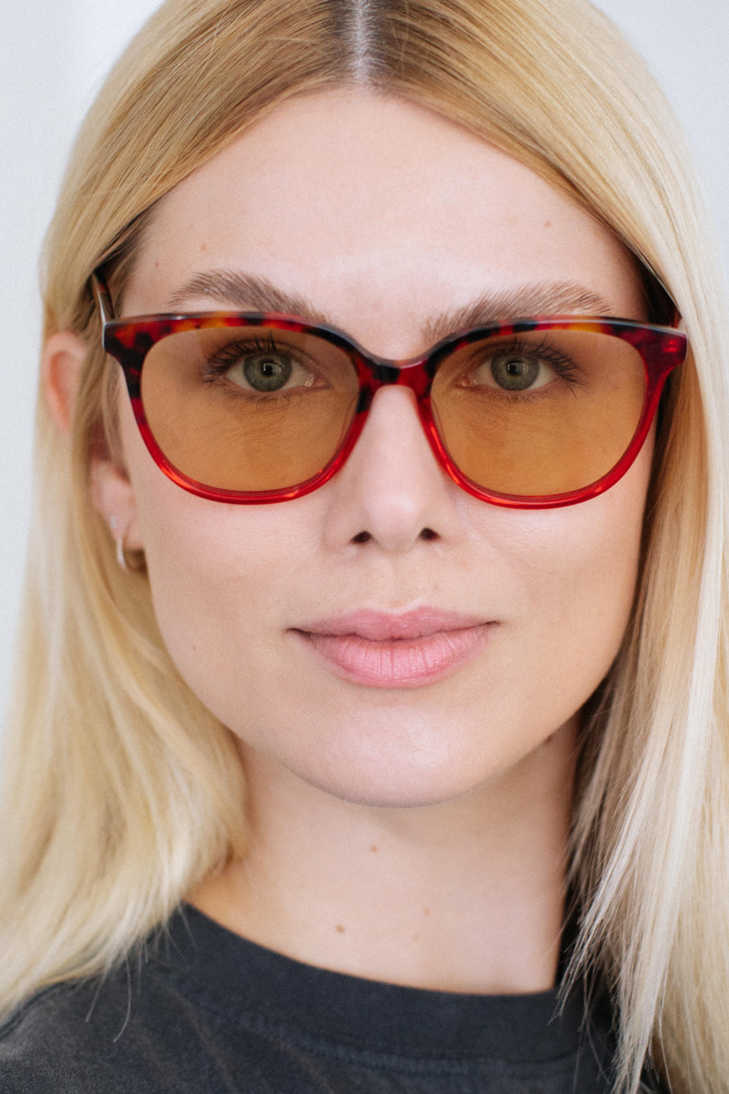 Annar Leopard Red Nude Güneş Gözlüğü