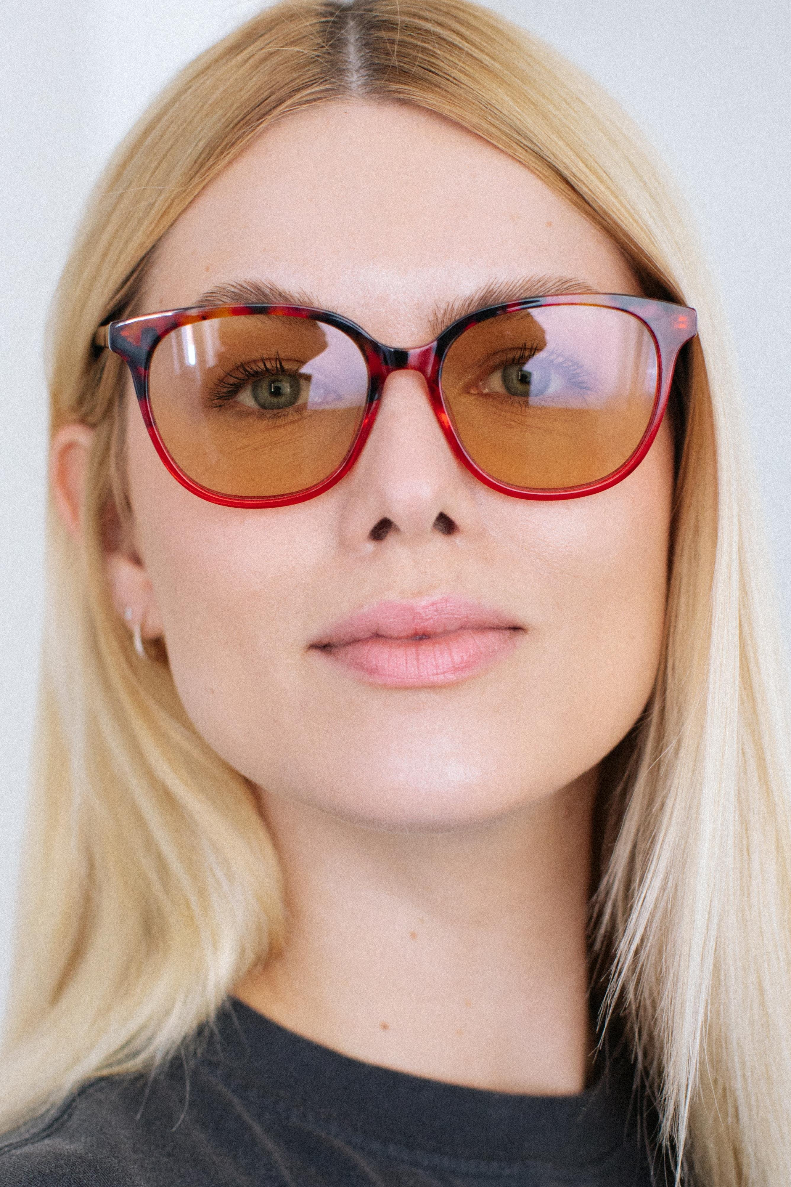 Annar Leopard Red Nude Güneş Gözlüğü