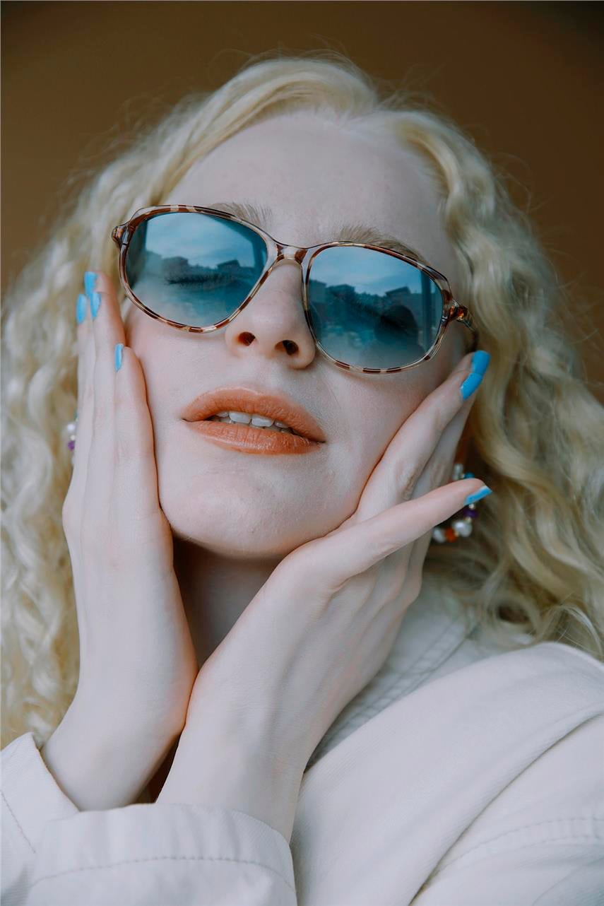Astrid Latte Blue Güneş Gözlüğü