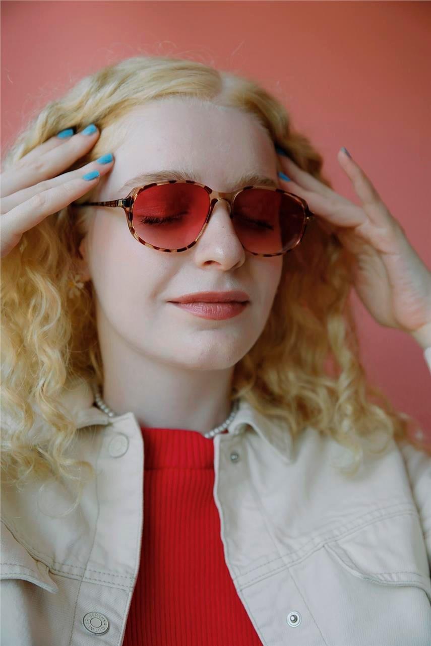 Astrid Latte Red Güneş Gözlüğü
