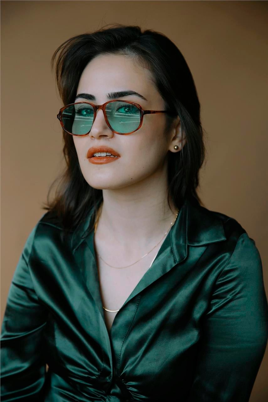 Astrid Leopard Green Güneş Gözlüğü