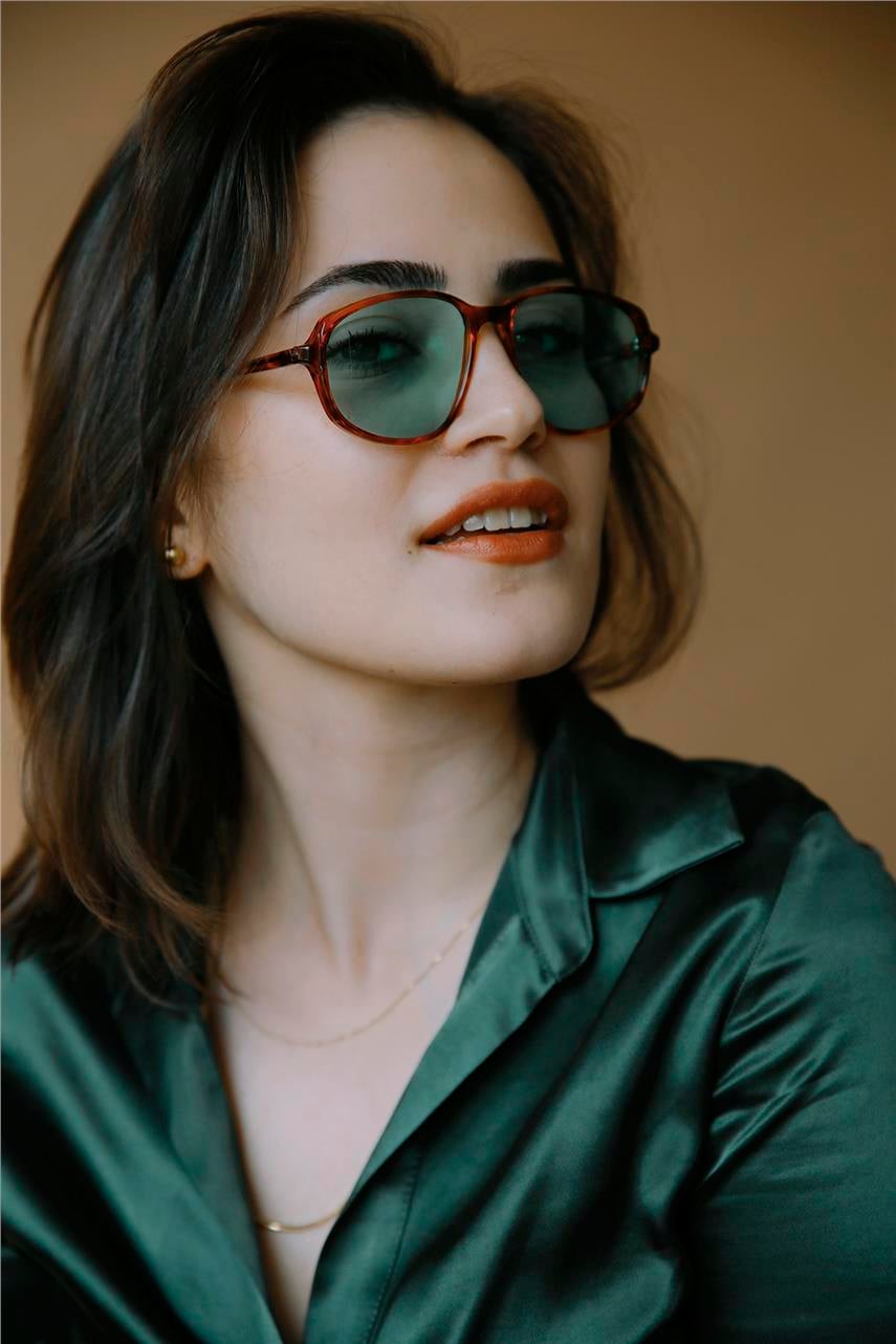 Astrid Leopard Green Güneş Gözlüğü