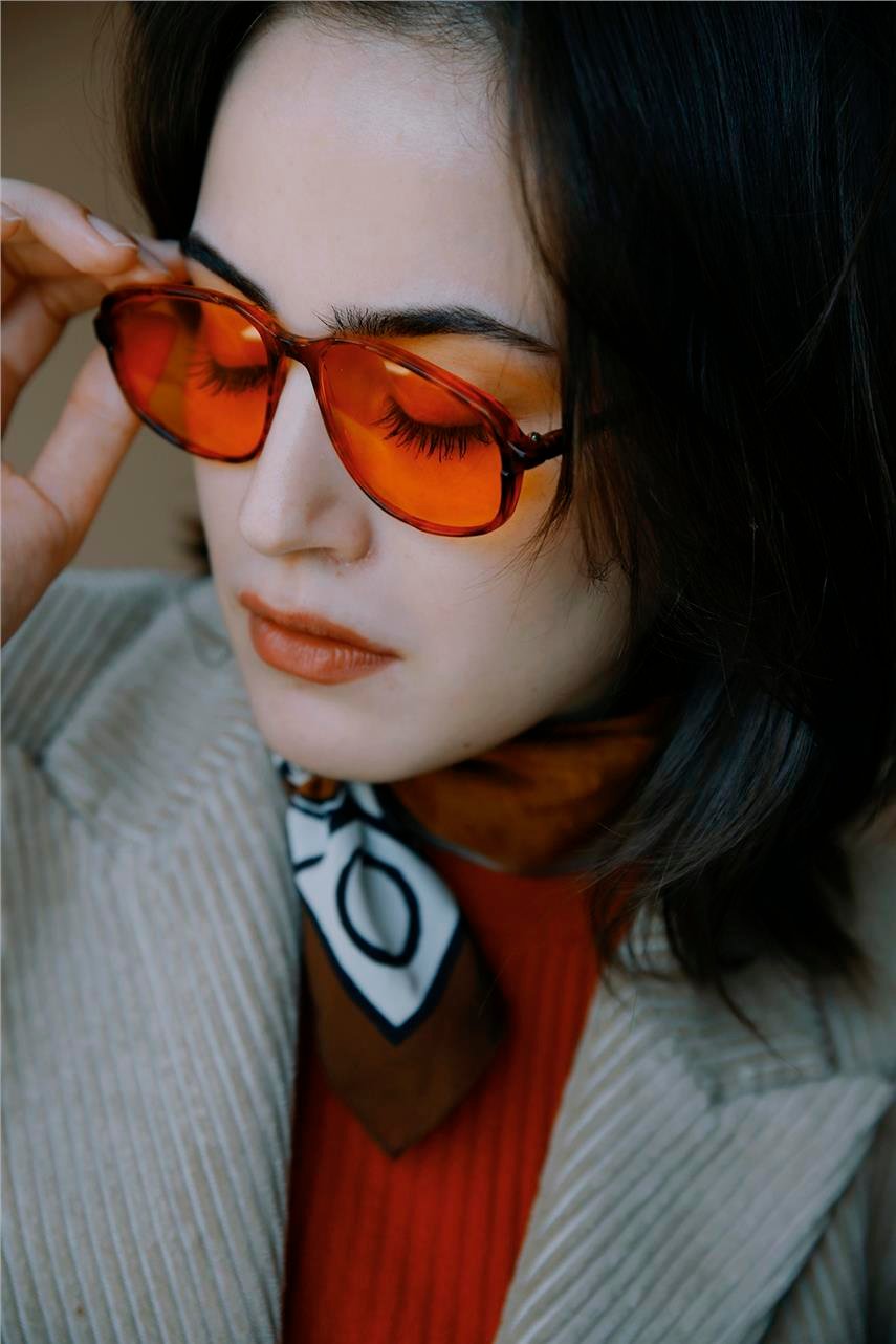 Astrid Leopard Orange Güneş Gözlüğü