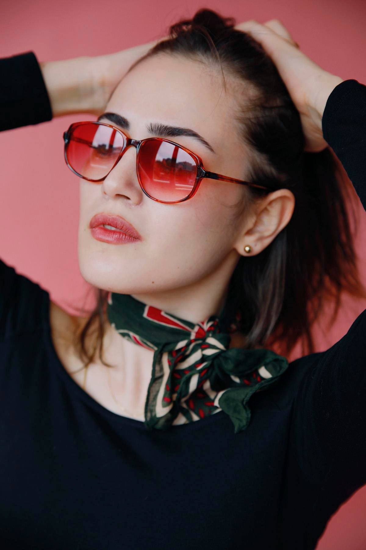 Astrid Leopard Red Güneş Gözlüğü