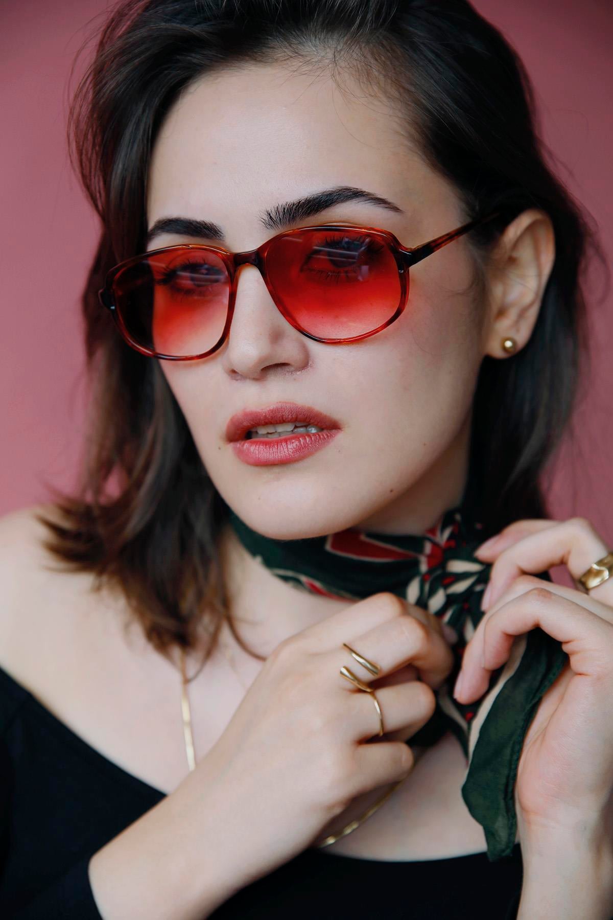 Astrid Leopard Red Güneş Gözlüğü