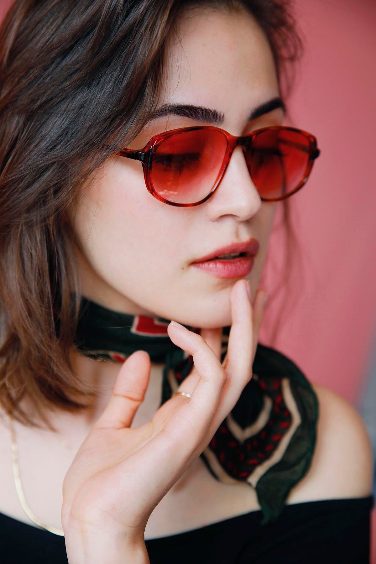 Astrid Leopard Red Güneş Gözlüğü
