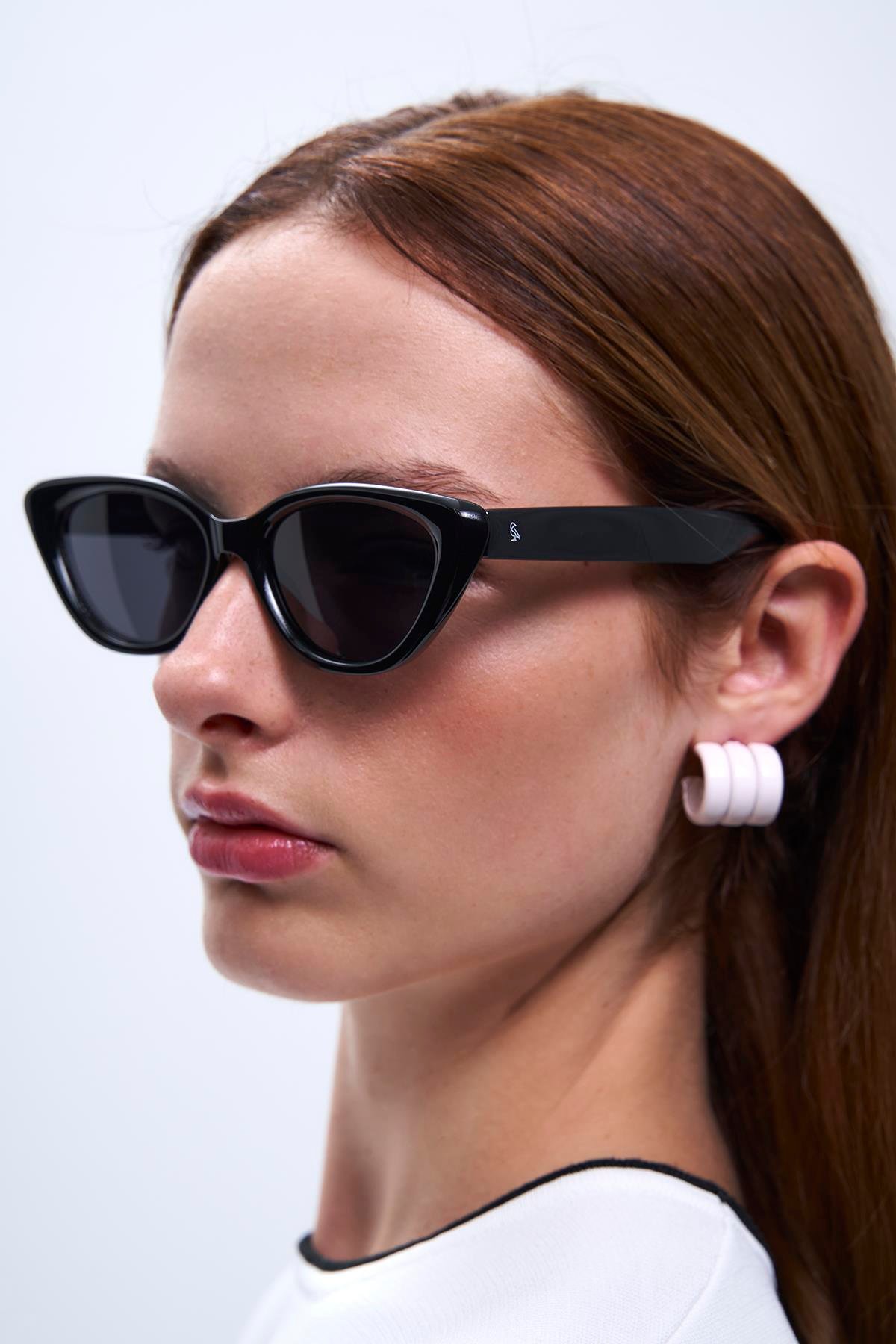 Asude Black Black Güneş Gözlüğü