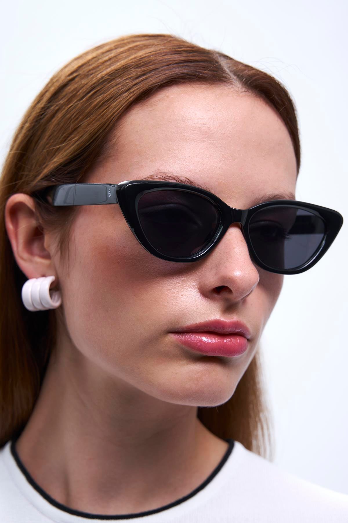 Asude Black Black Güneş Gözlüğü