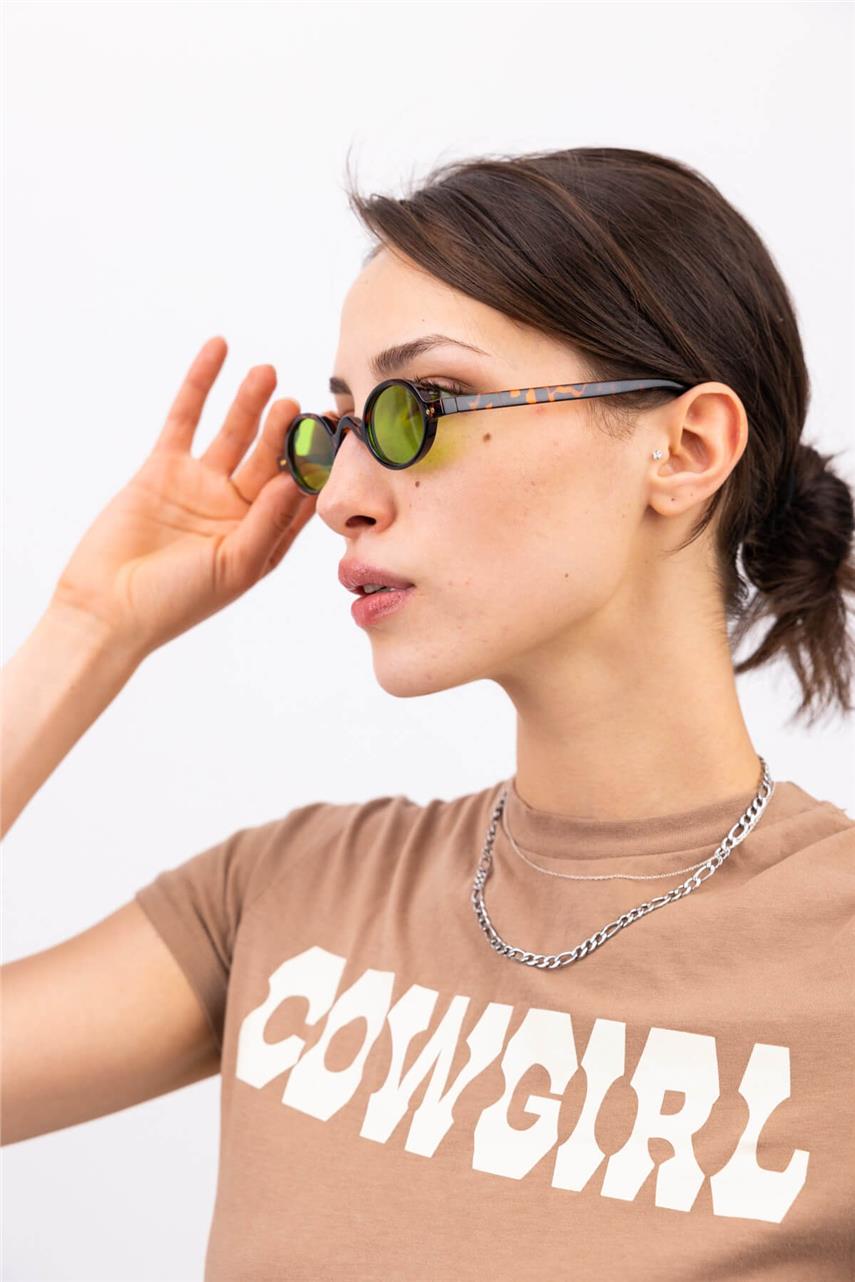 Baraque Green Leopard Güneş Gözlüğü