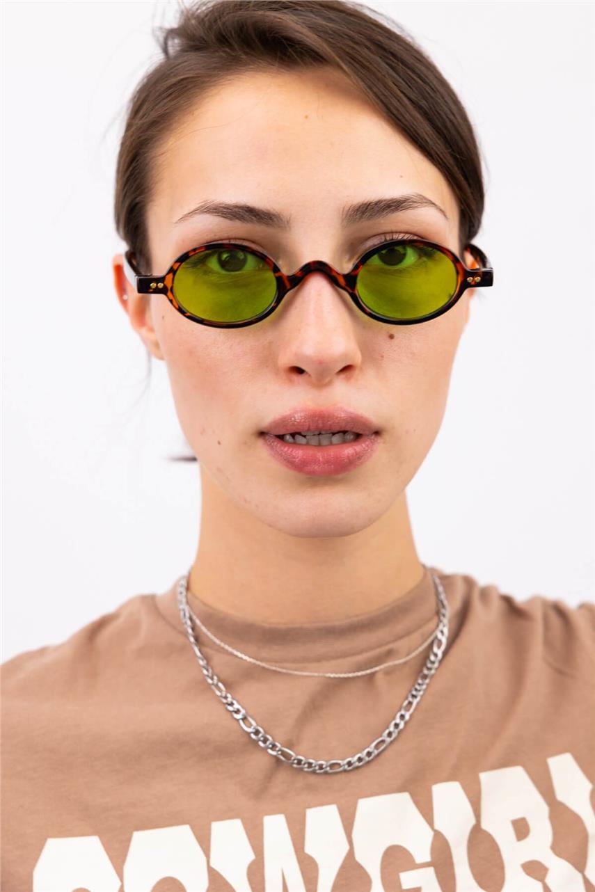 Baraque Green Leopard Güneş Gözlüğü