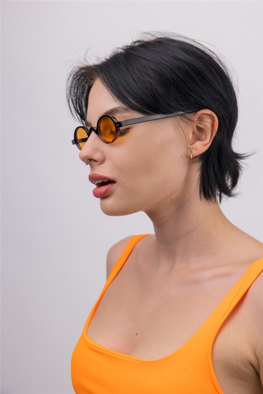 Baraque Half Orange Güneş Gözlüğü