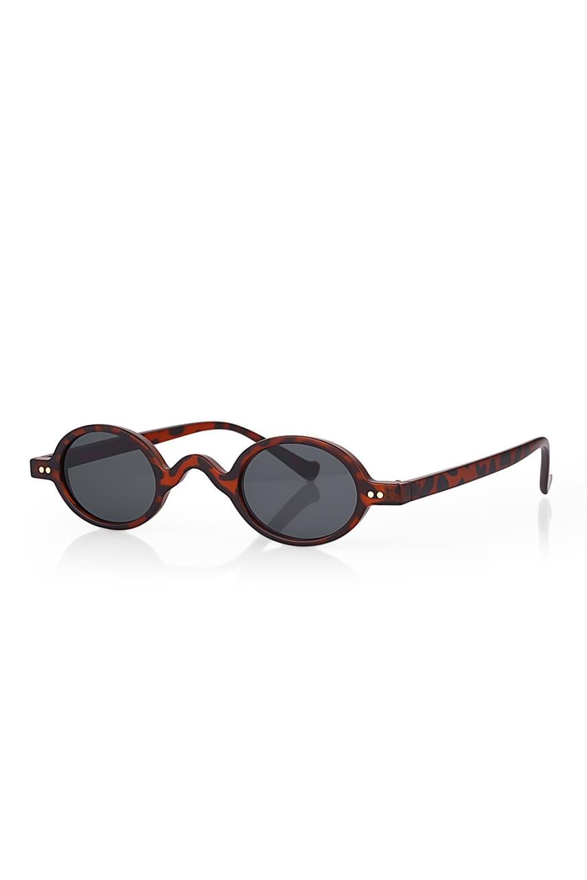 Baraque Matt Black Leopard Güneş Gözlüğü