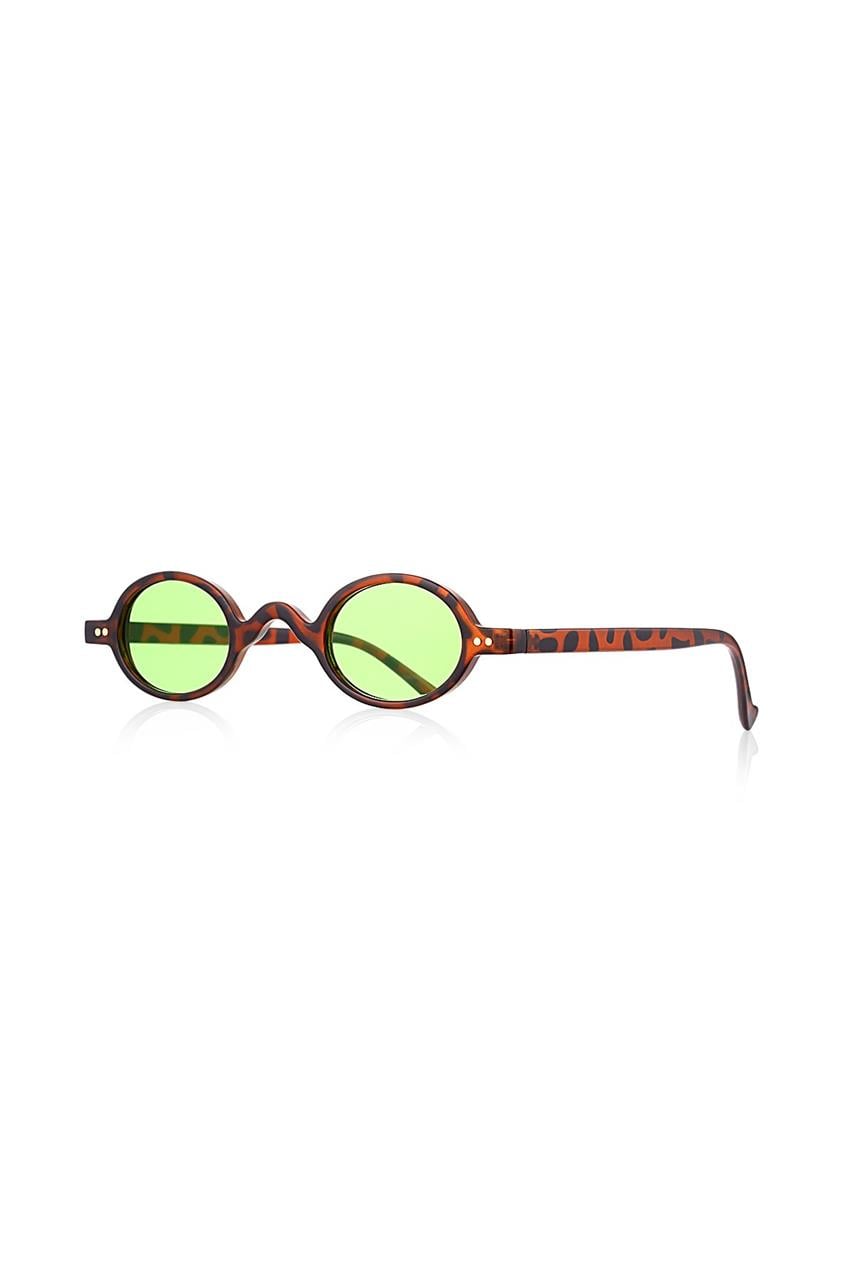 Baraque Matt Green Leopard Güneş Gözlüğü