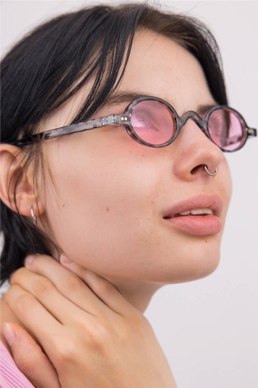 Baraque Speckle Pink Güneş Gözlüğü