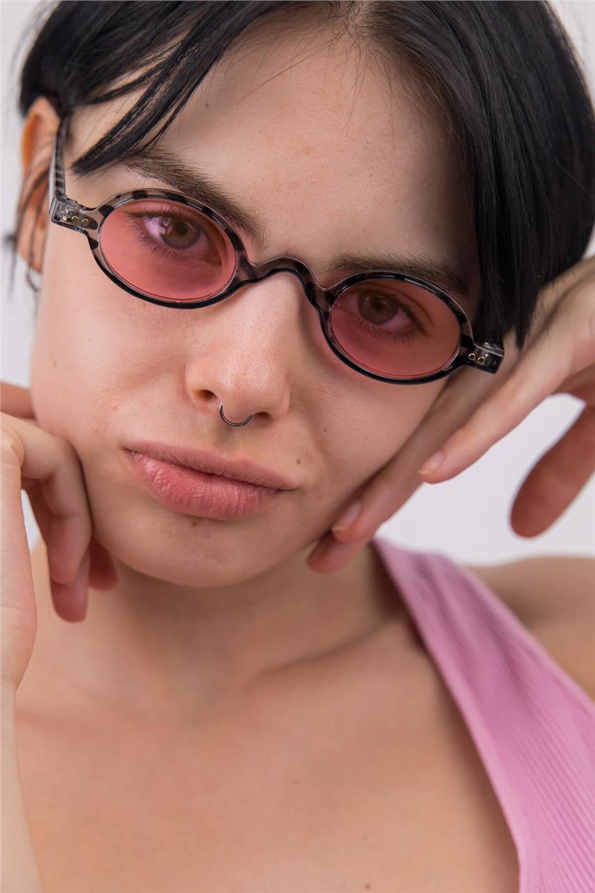 Baraque Speckle Pink Güneş Gözlüğü