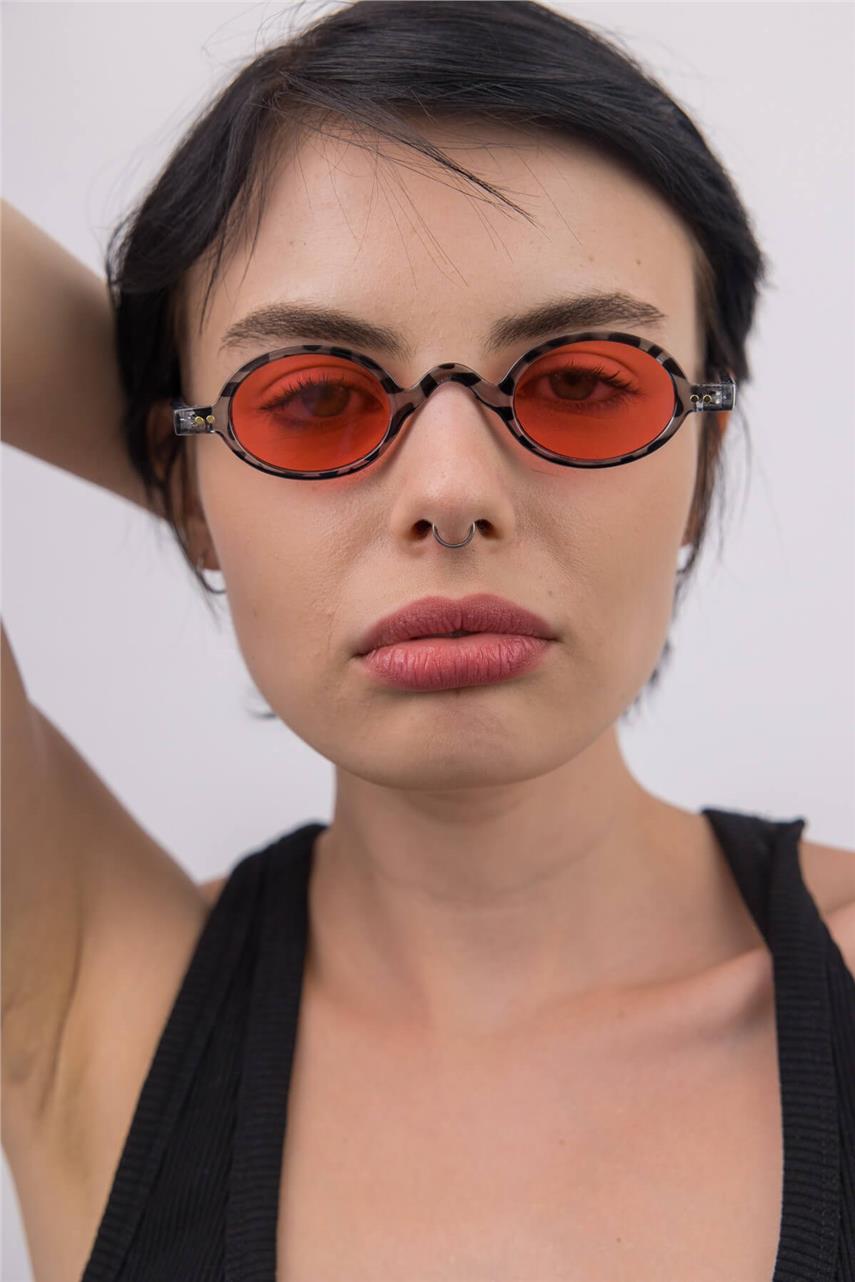 Baraque Speckle Red Güneş Gözlüğü