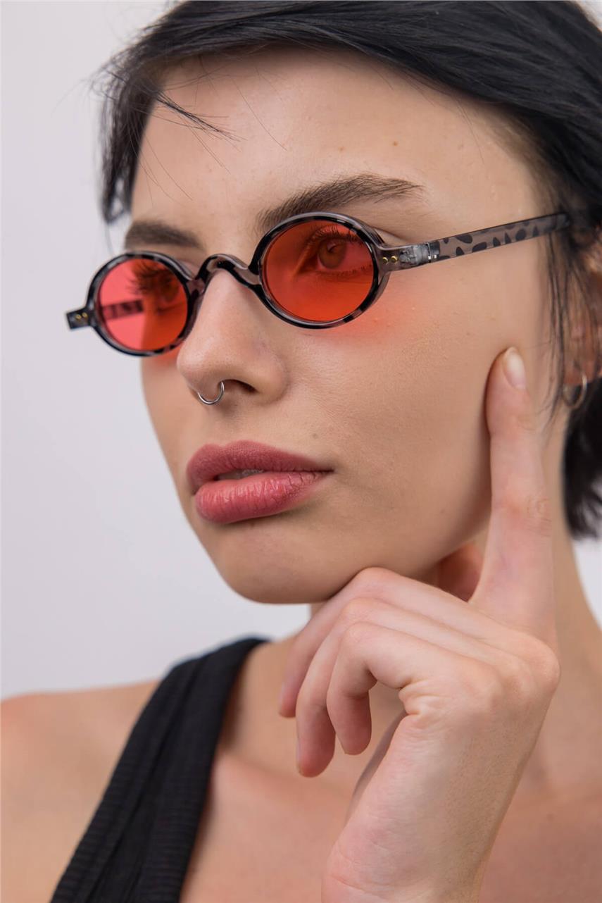 Baraque Speckle Red Güneş Gözlüğü
