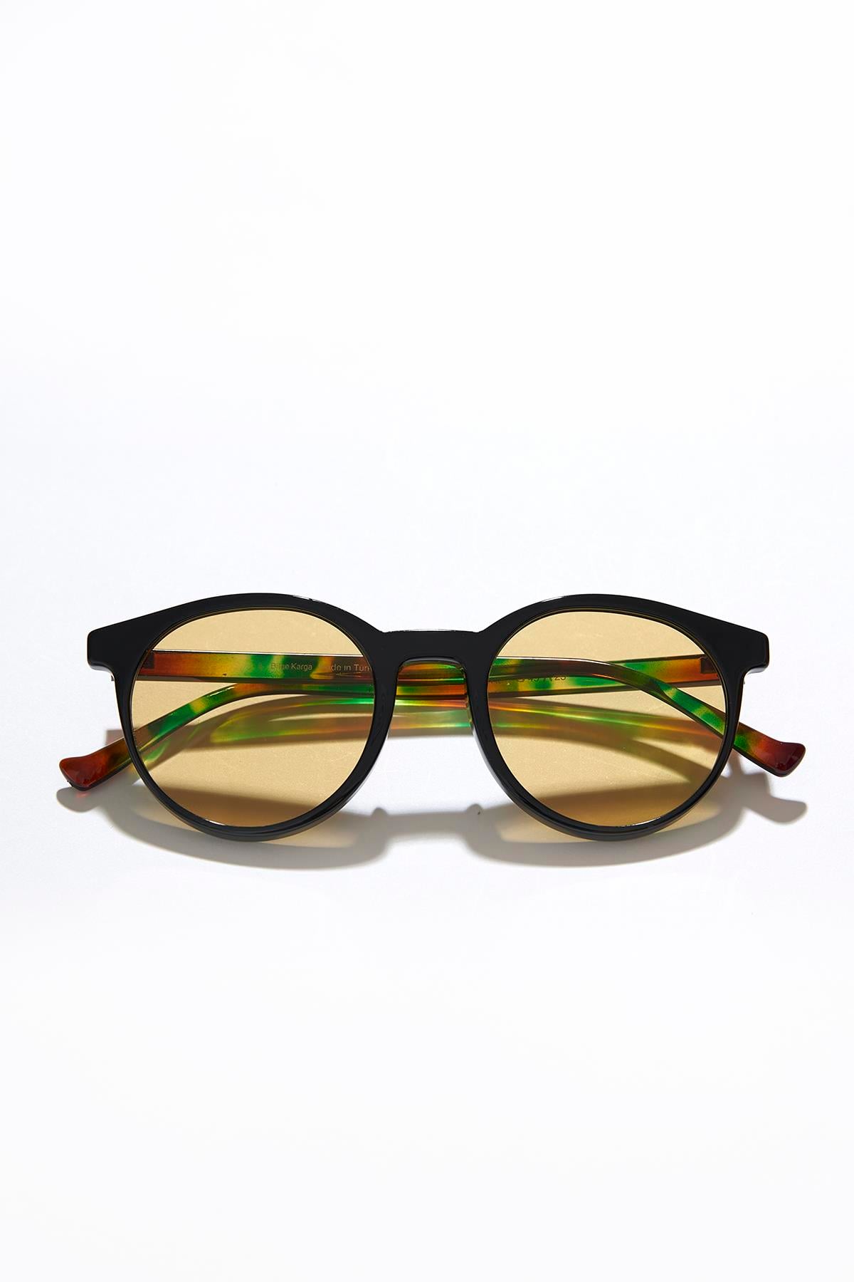 Baykuş Black Multicolor Brown Güneş Gözlüğü