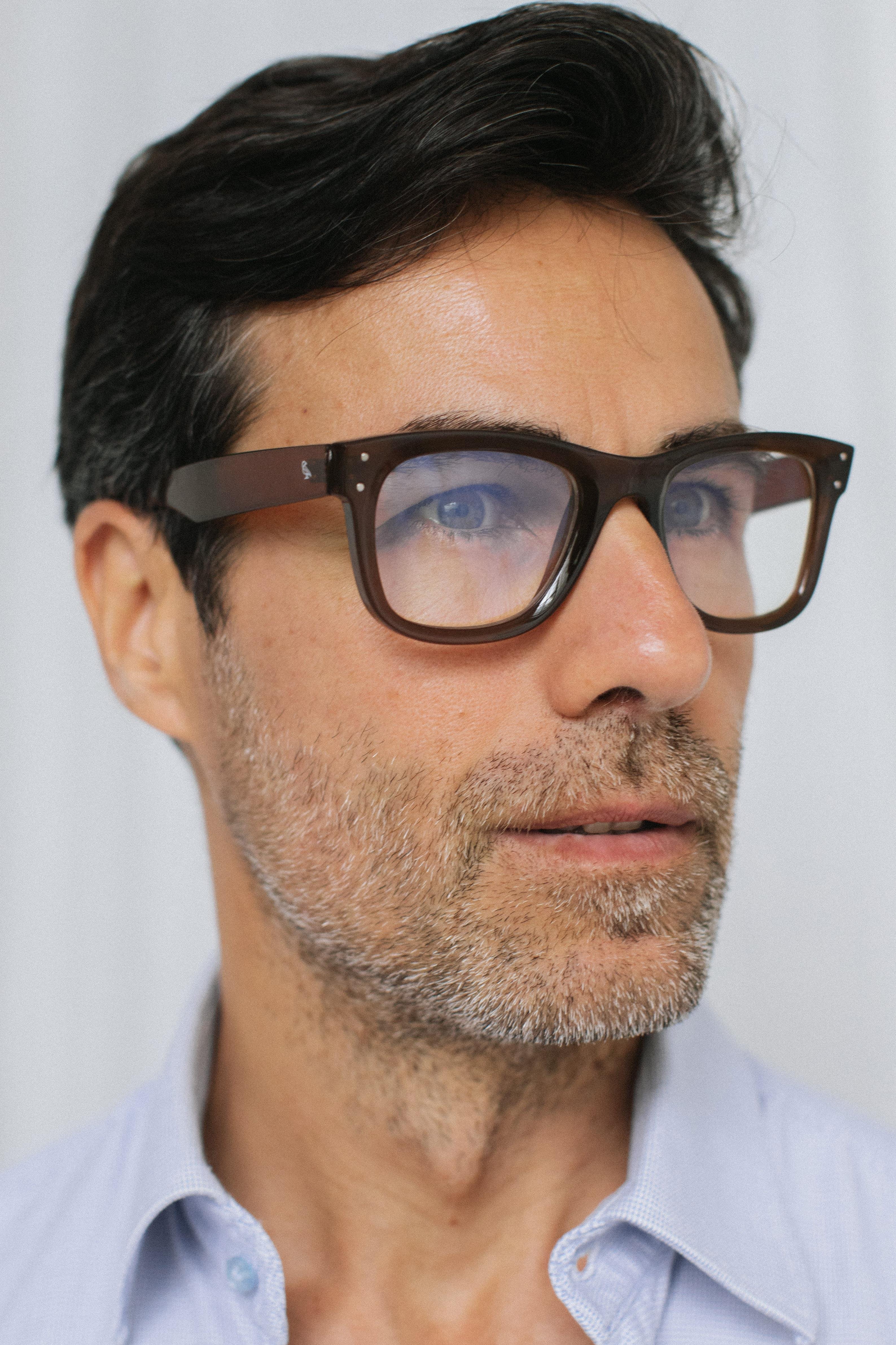 Belen Brown Erkek Mavi Işık Koruyucu Gözlük