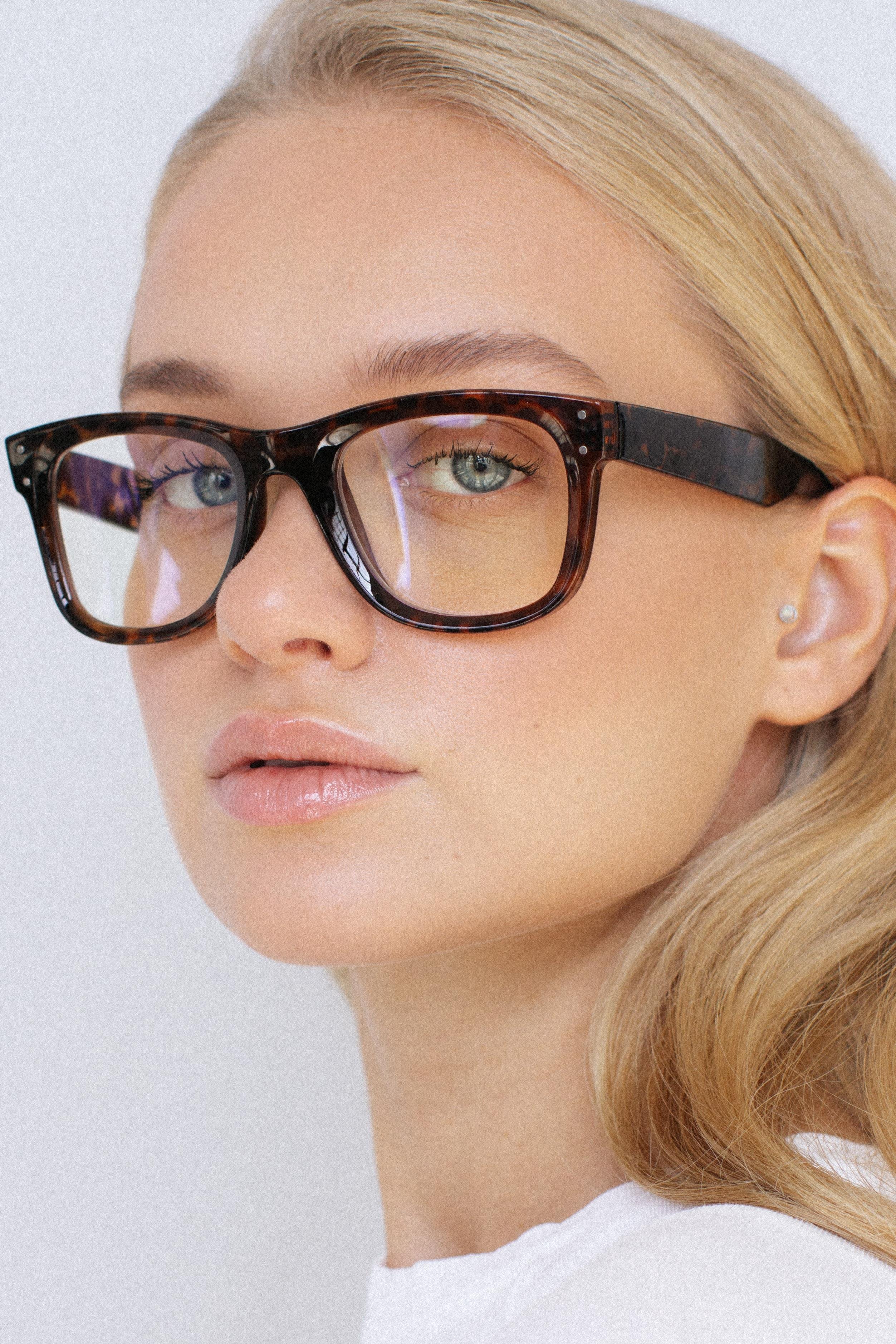 Belen Leopard Mavi Işık Koruyucu Gözlük