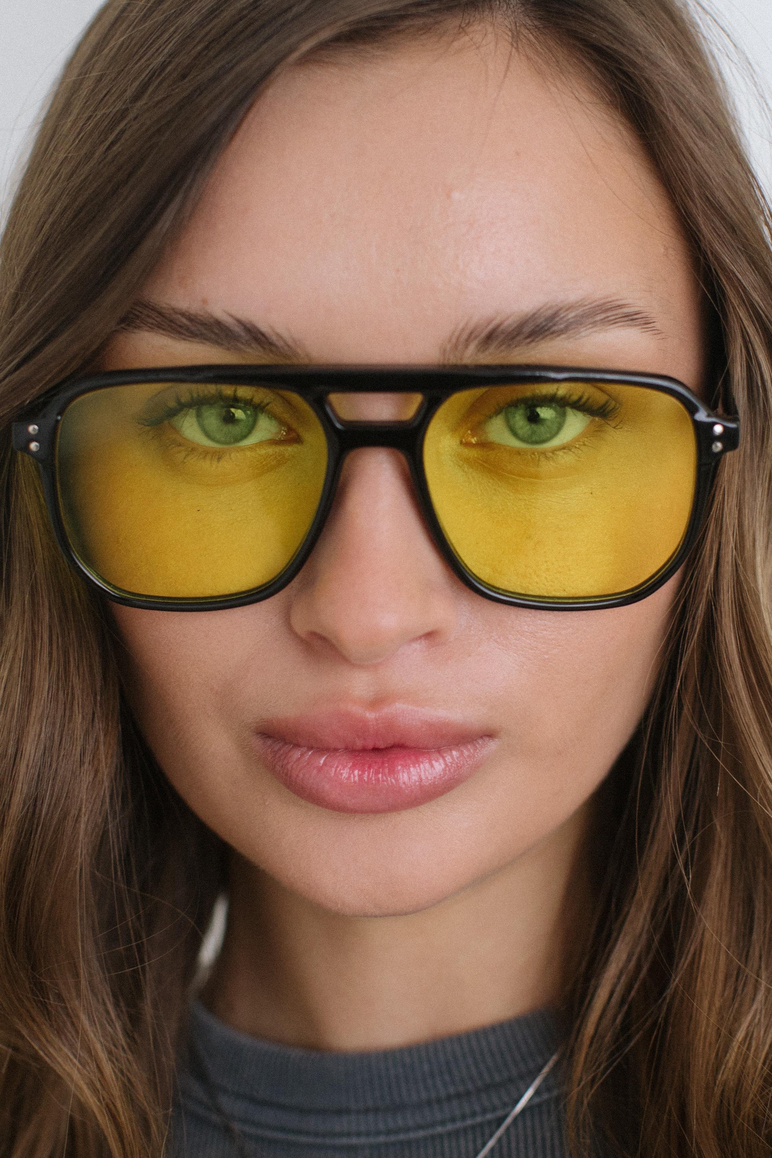 Belle Black Yellow Güneş Gözlüğü